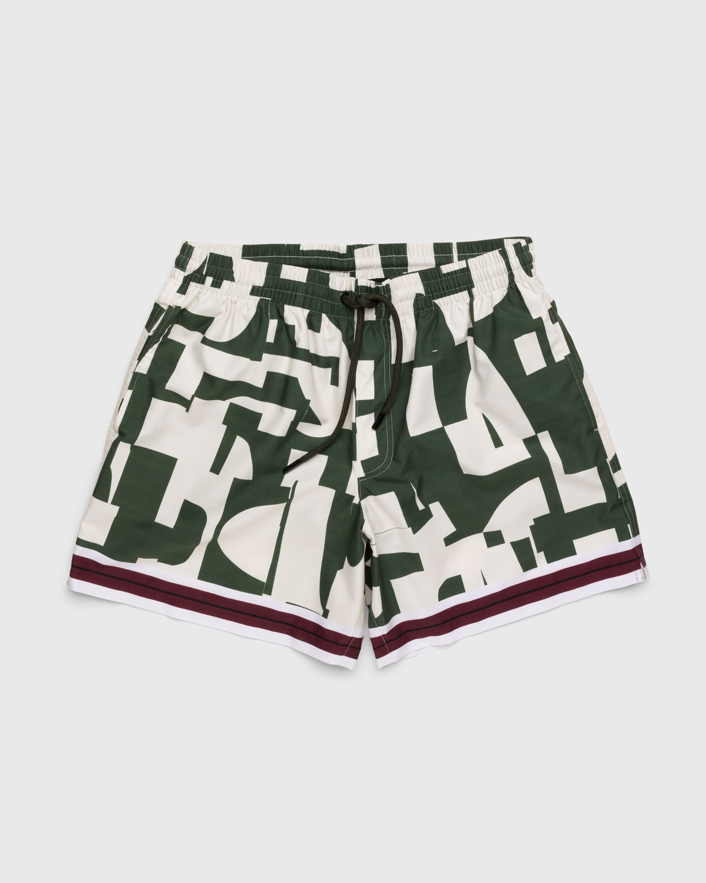 Dries van Noten - Phibbs Swim Shorts Dessin C - Clothing - Green - Image 1