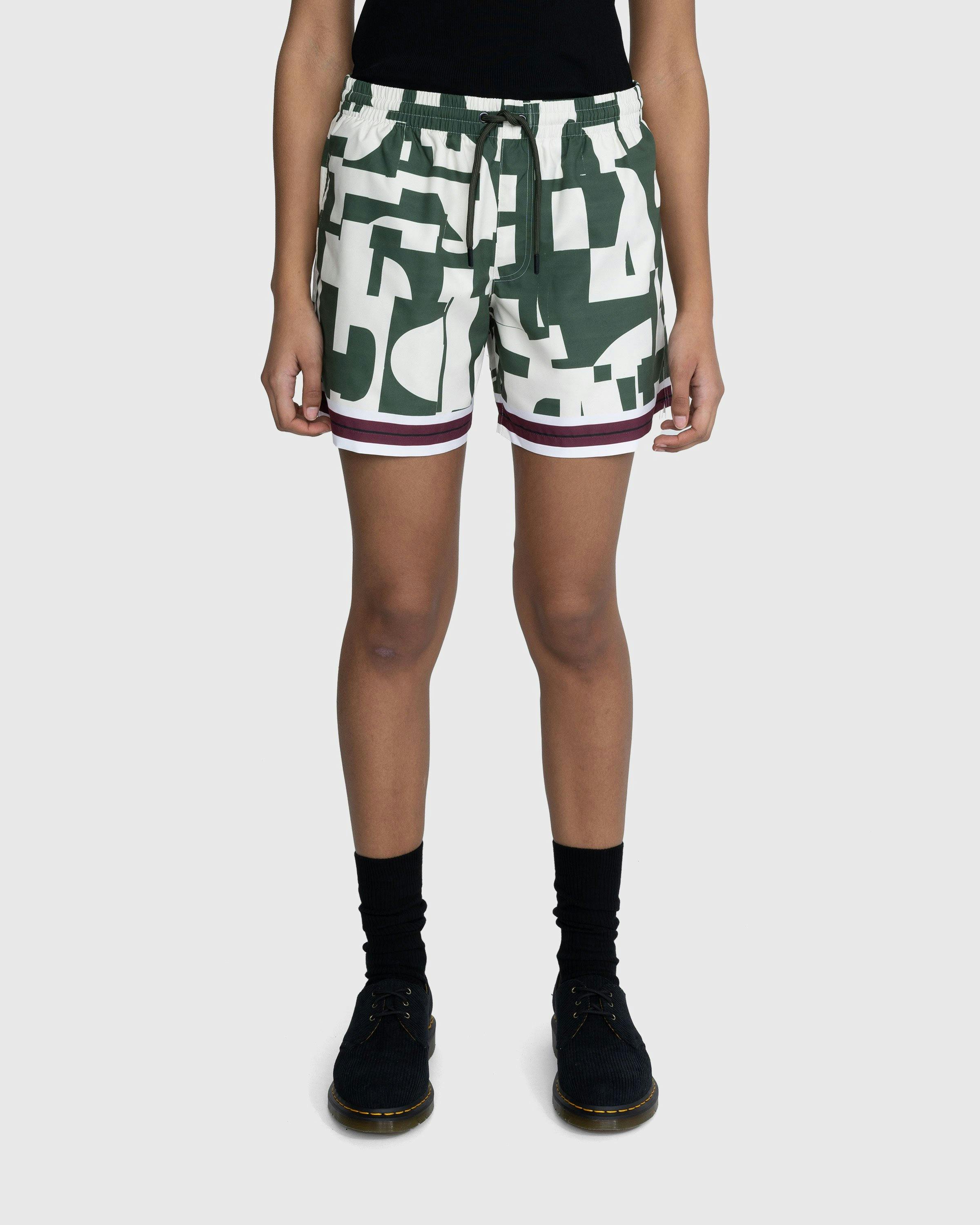 Dries van Noten - Phibbs Swim Shorts Dessin C - Clothing - Green - Image 2