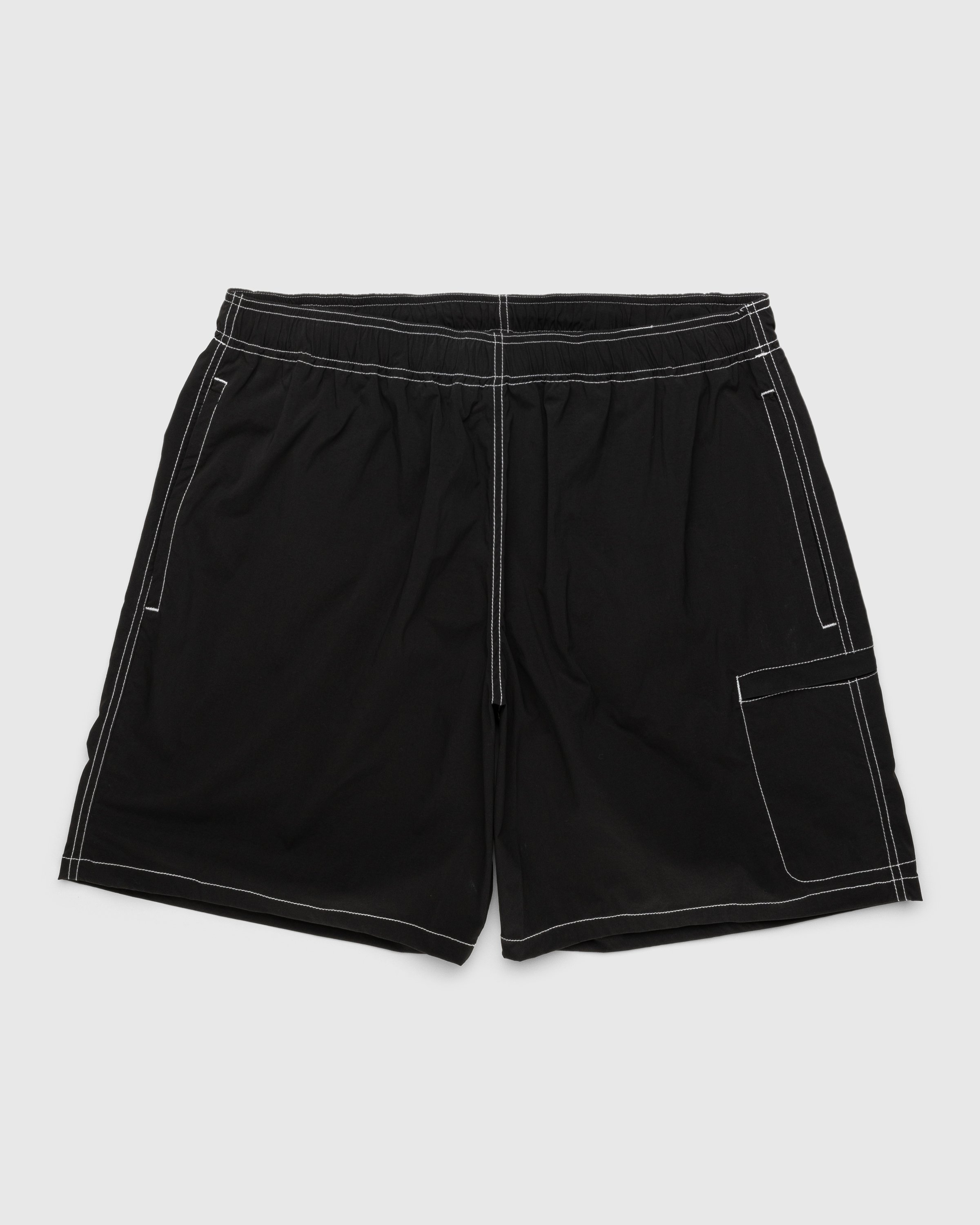 Highsnobiety - Side Cargo Shorts Charcoal Black - Clothing - Black - Image 1