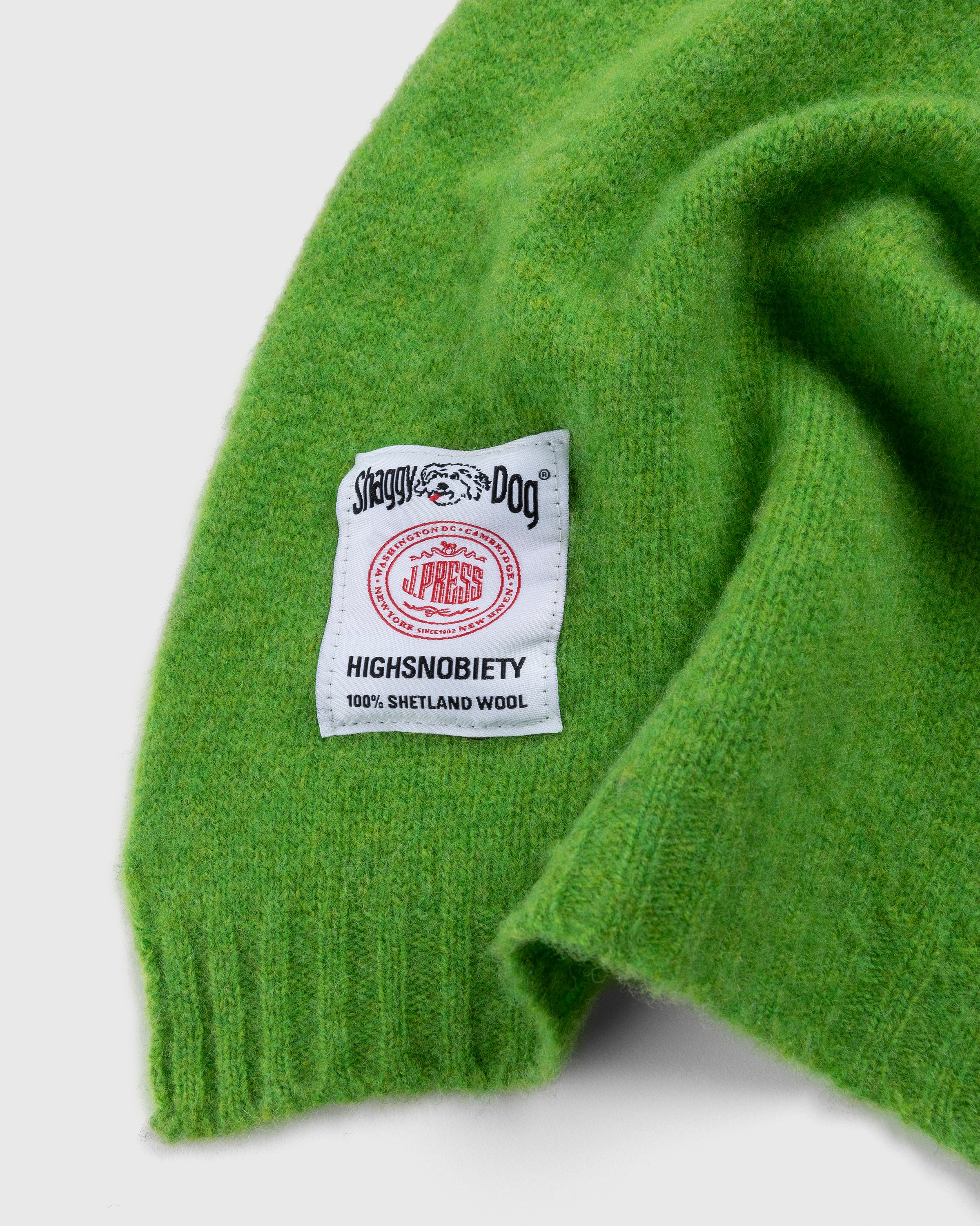 J. Press x Highsnobiety - Shaggy Dog Scarf Green - Accessories - Green - Image 3