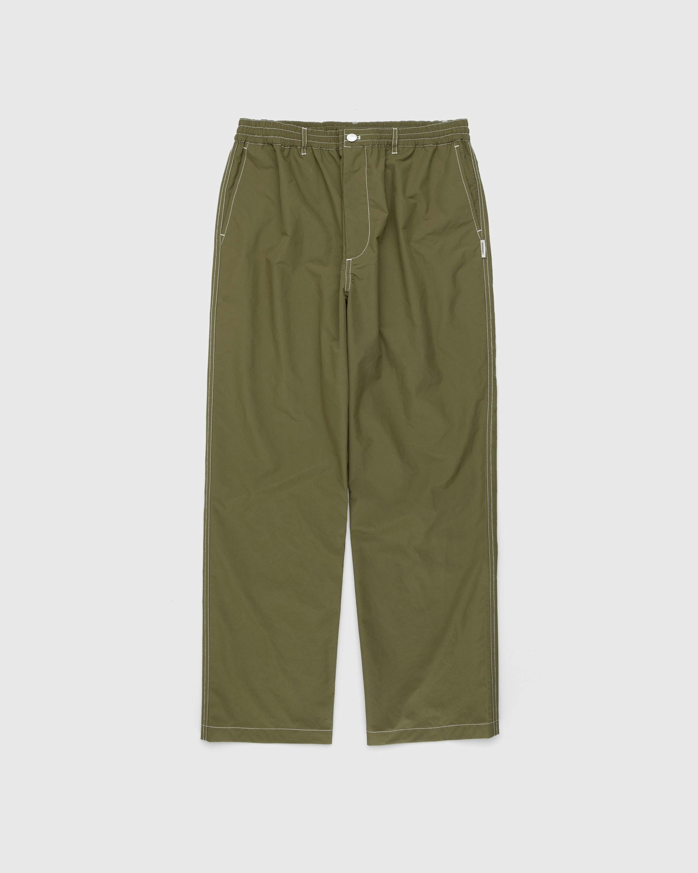 Highsnobiety – Contrast Stitch Pants Khaki | Highsnobiety Shop