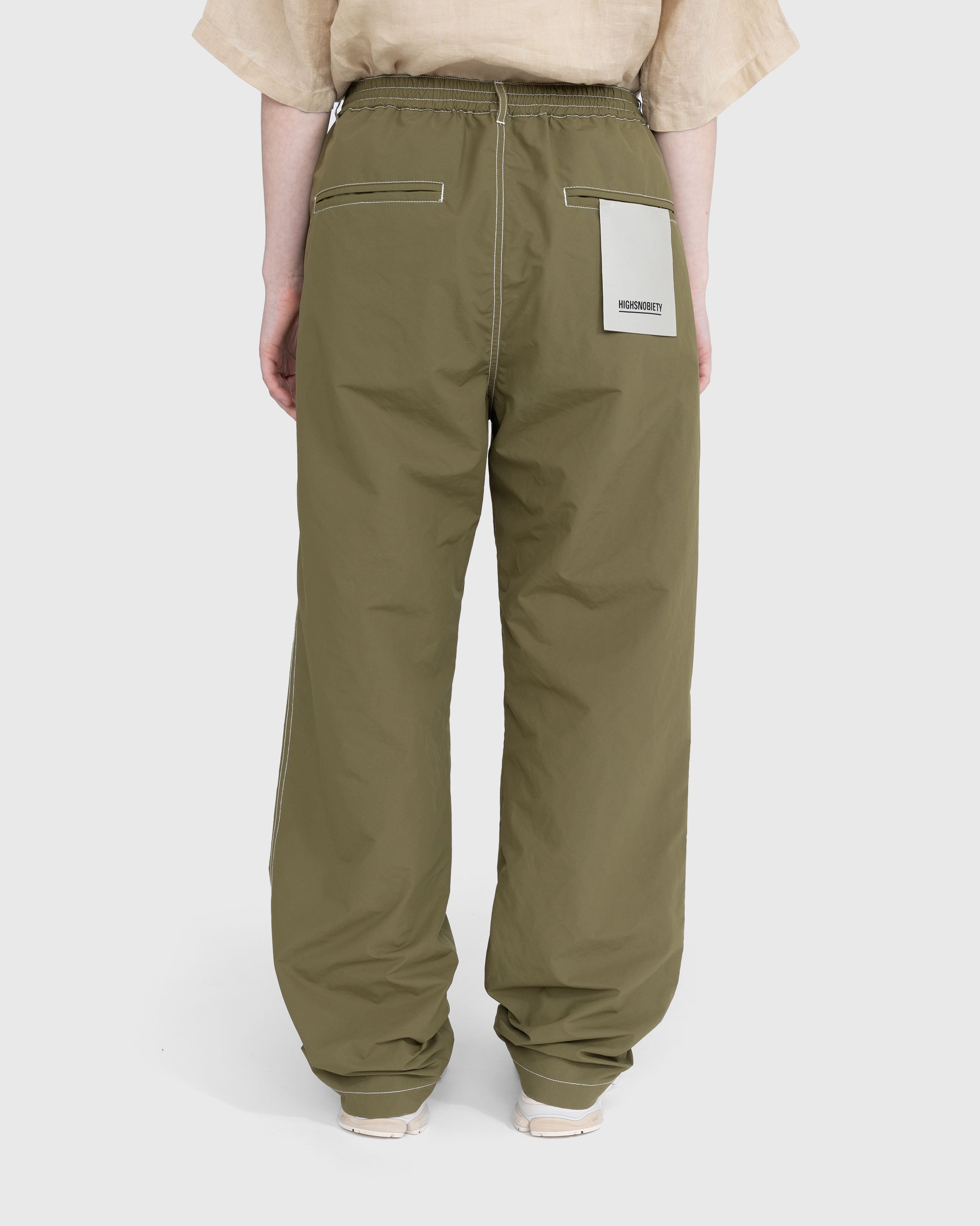 Highsnobiety - Contrast Stitch Pants Khaki - Clothing - Green - Image 5