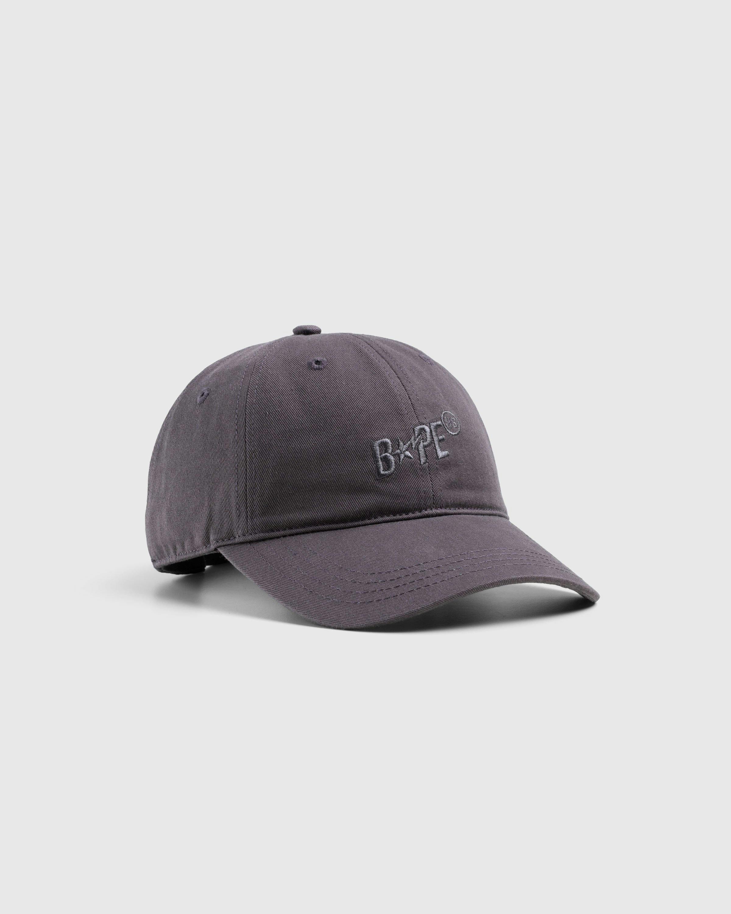 BAPE x Highsnobiety - Logo Cap Charcoal - Accessories - Grey - Image 1