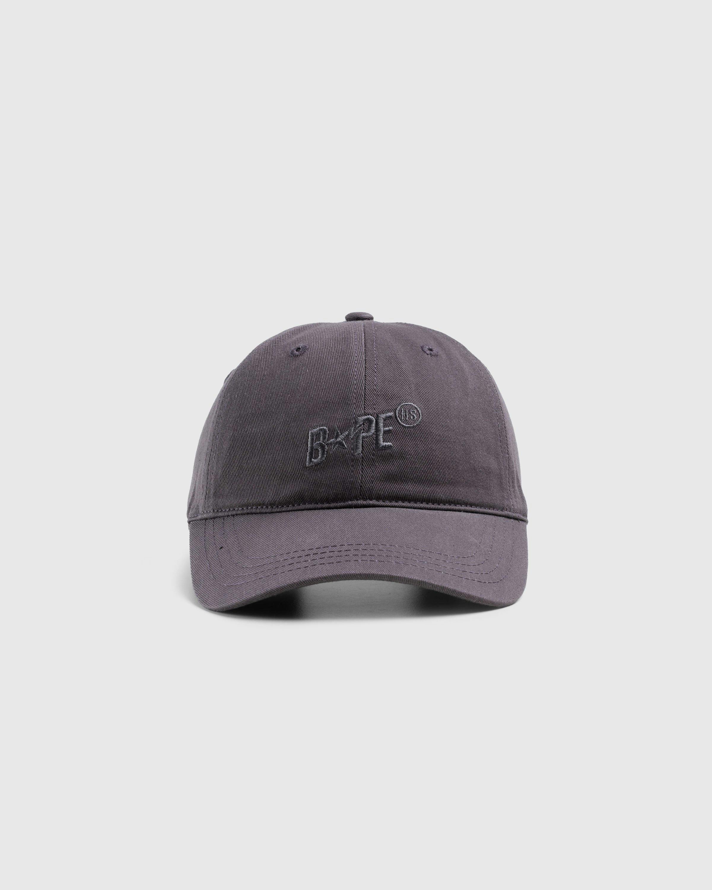 BAPE x Highsnobiety - Logo Cap Charcoal - Accessories - Grey - Image 2