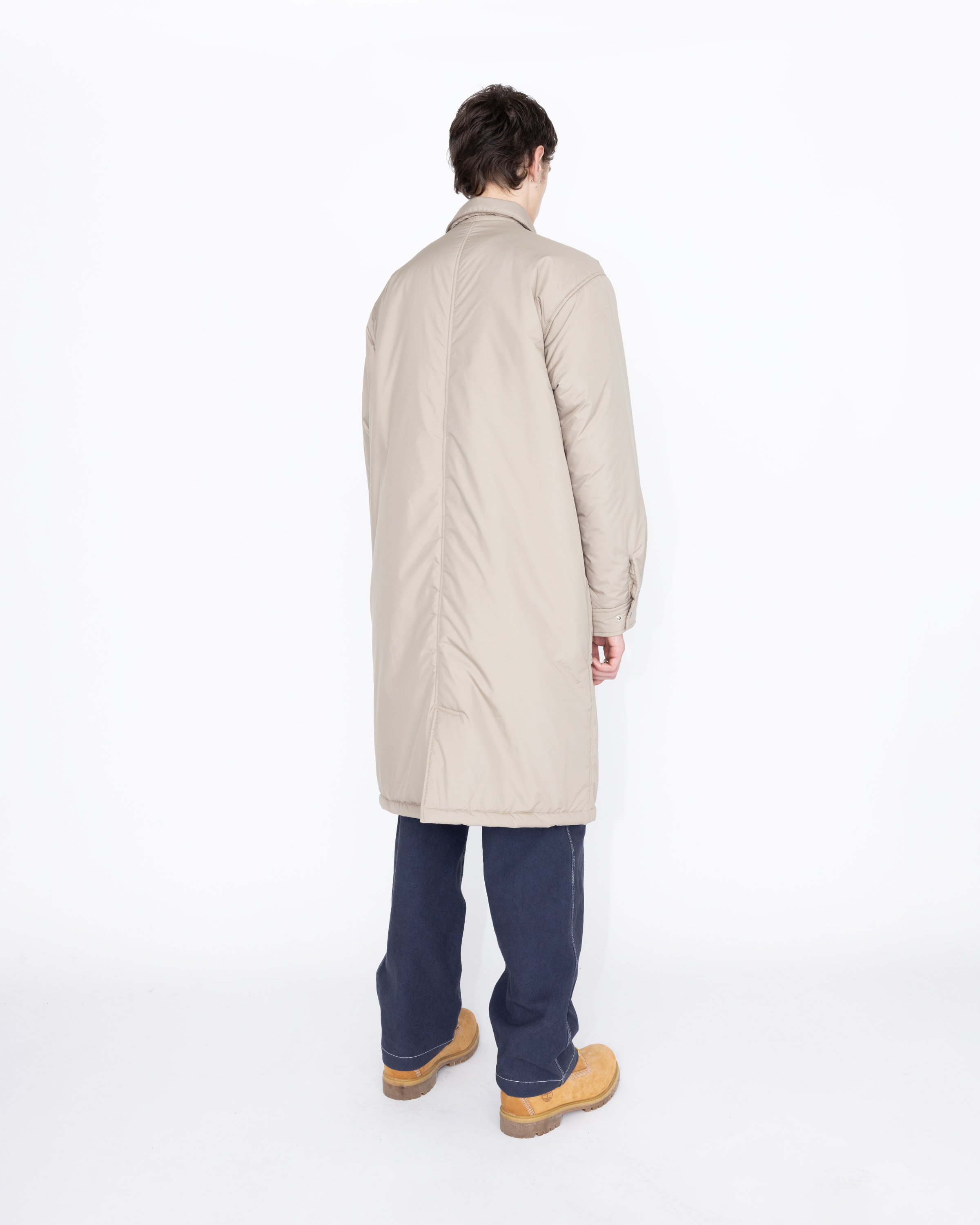 Highsnobiety HS05 - Light Insulated Eco-Poly Trench Coat Beige - Clothing - Beige - Image 5