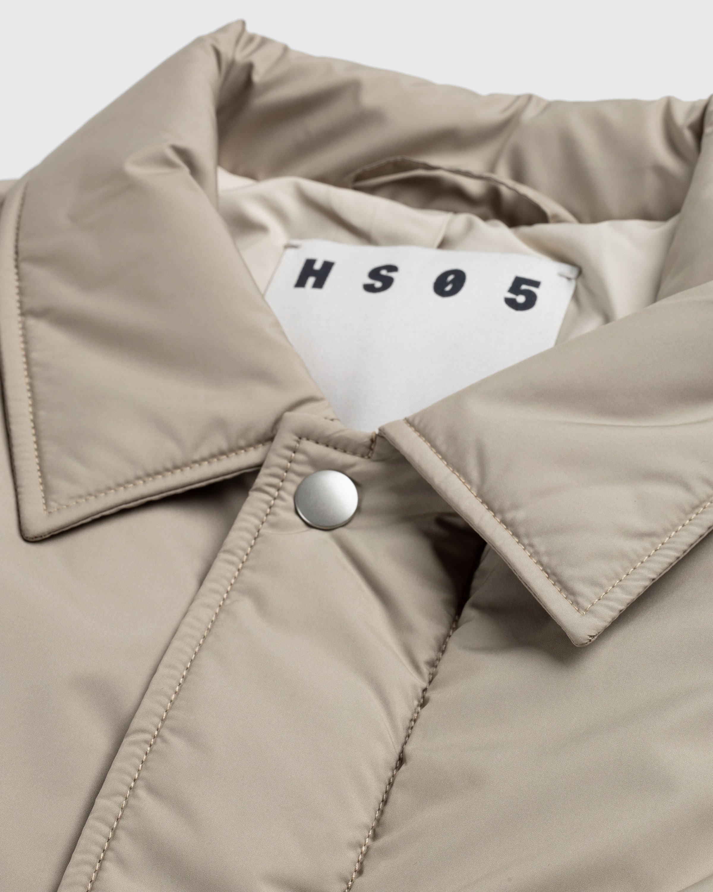 Highsnobiety HS05 - Light Insulated Eco-Poly Trench Coat Beige - Clothing - Beige - Image 6