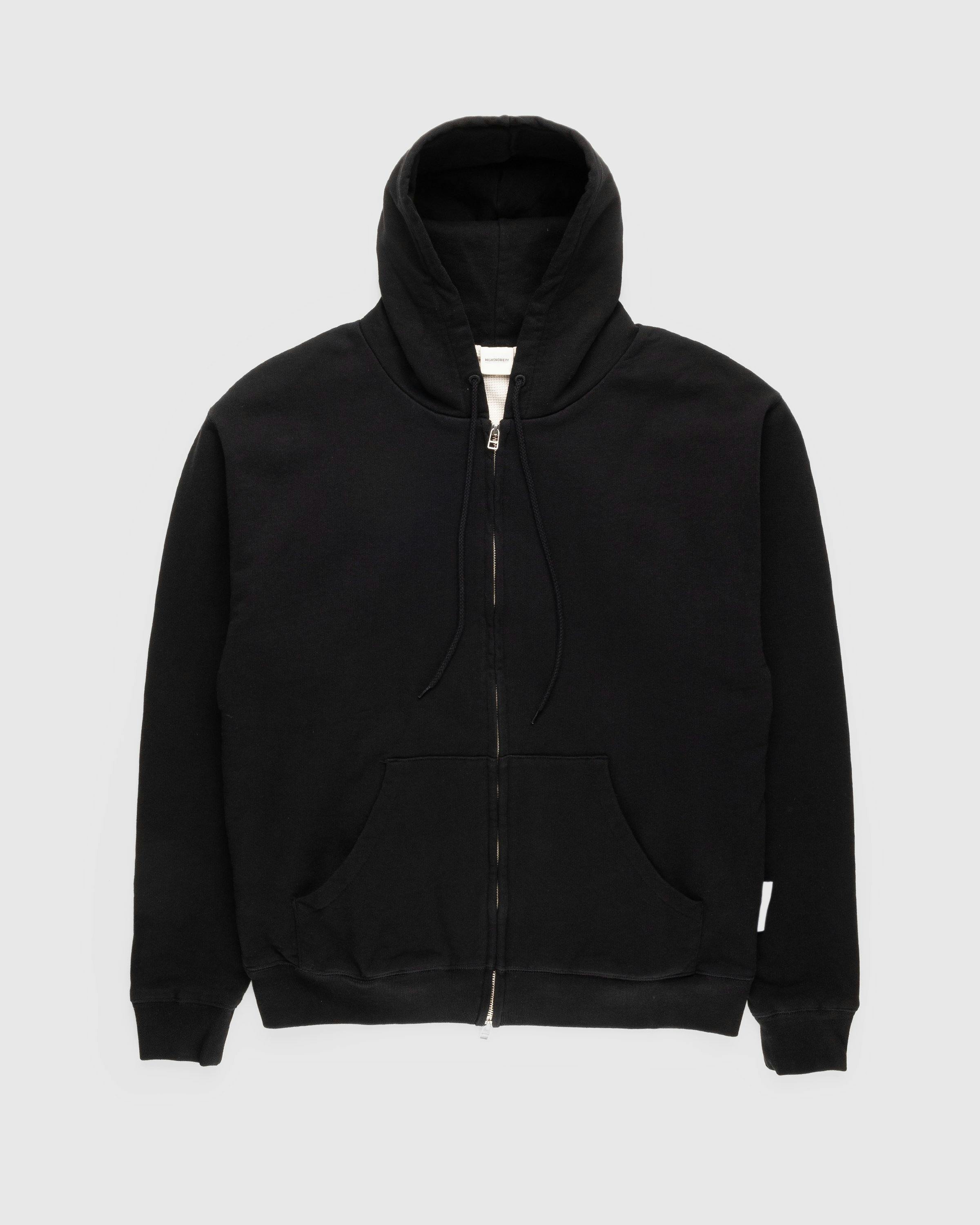 Highsnobiety - Fleece Hoodie Black - Clothing - Black - Image 1