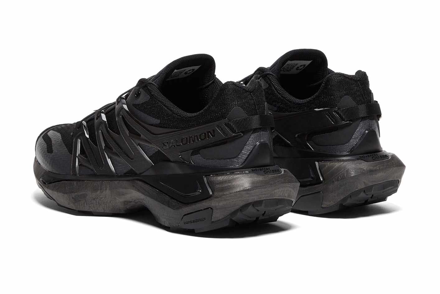 Salomon's XT PU.RE sneaker in black colorway