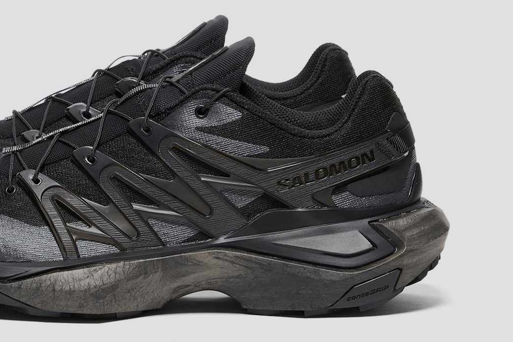 Salomon's XT PU.RE sneaker in black colorway