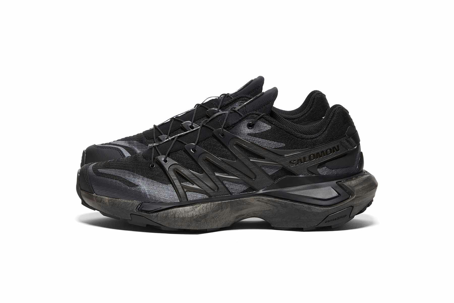 Salomon's XT PU.RE sneaker in black colorway