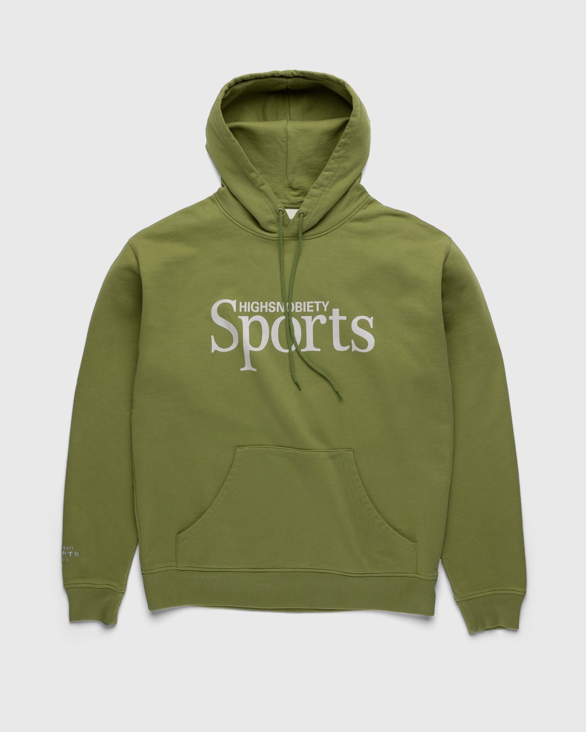 Highsnobiety - HS Sports Logo Hoodie Green - Clothing - Green - Image 1