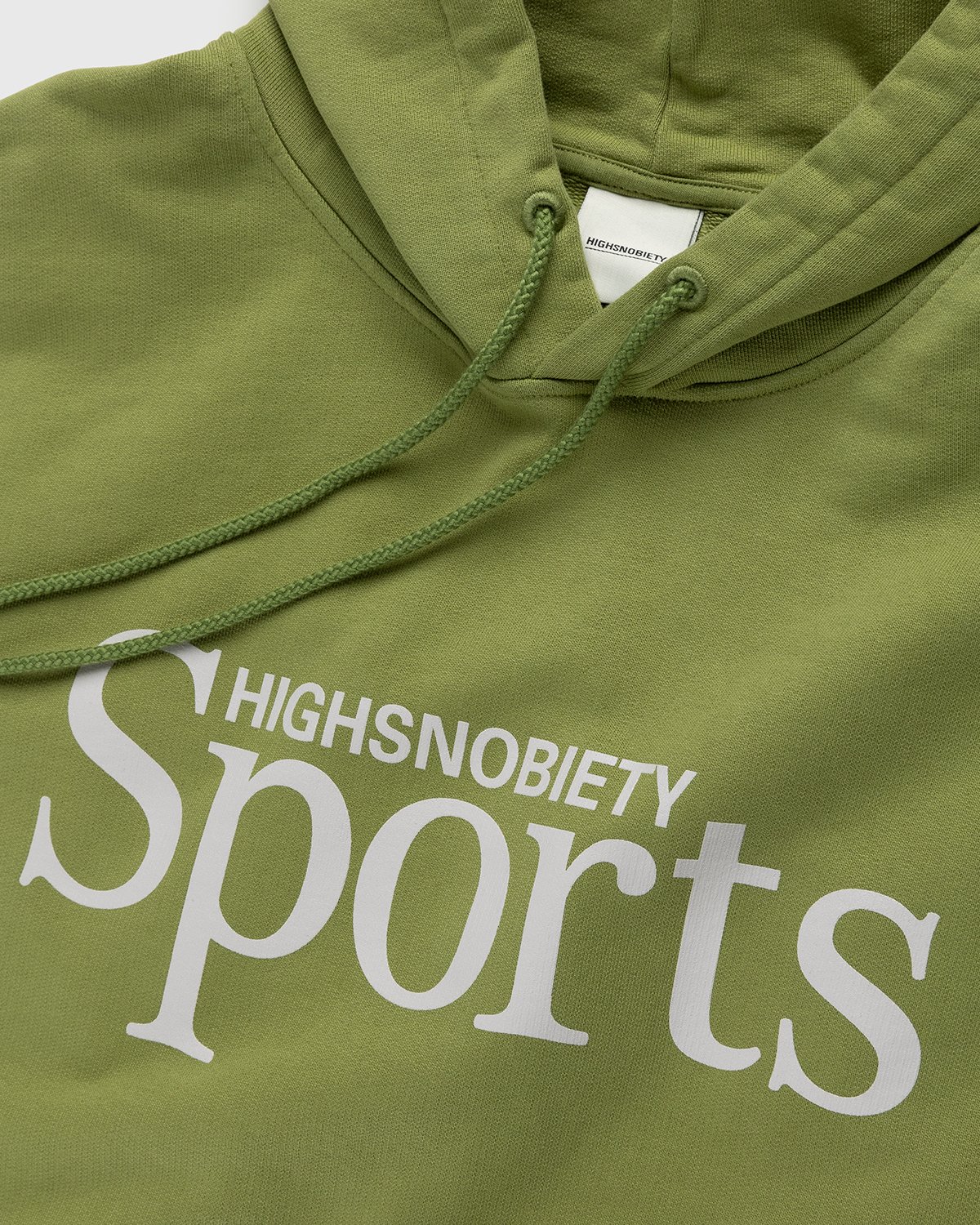 Highsnobiety - HS Sports Logo Hoodie Green - Clothing - Green - Image 3