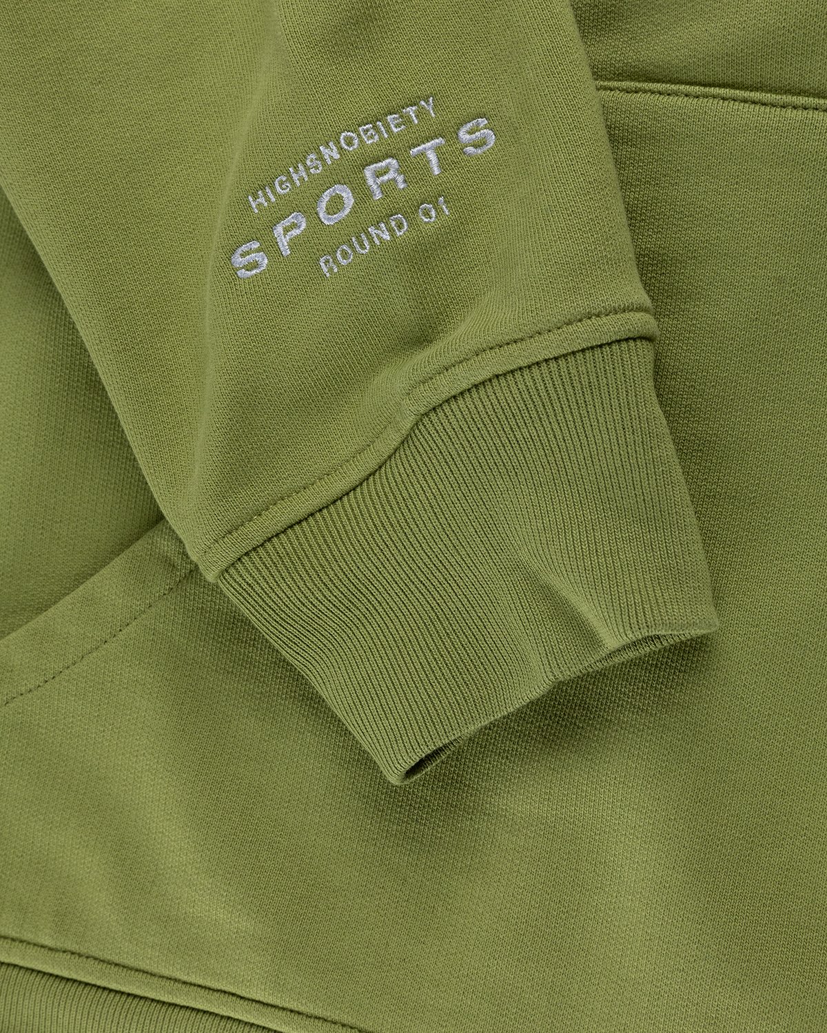 Highsnobiety - HS Sports Logo Hoodie Green - Clothing - Green - Image 5