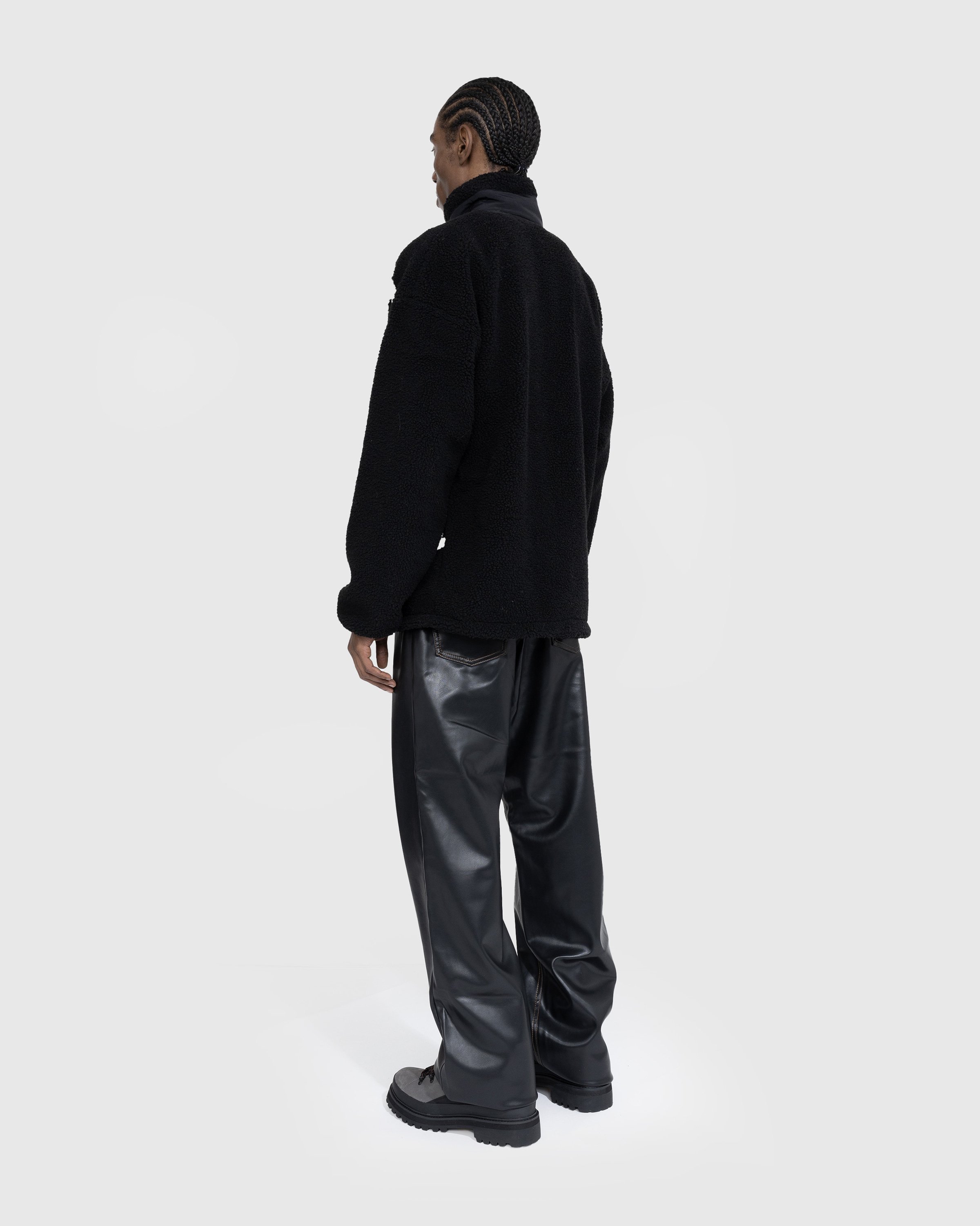 Y/Project - Y BELT LEATHER PANTS - Clothing - Black - Image 4
