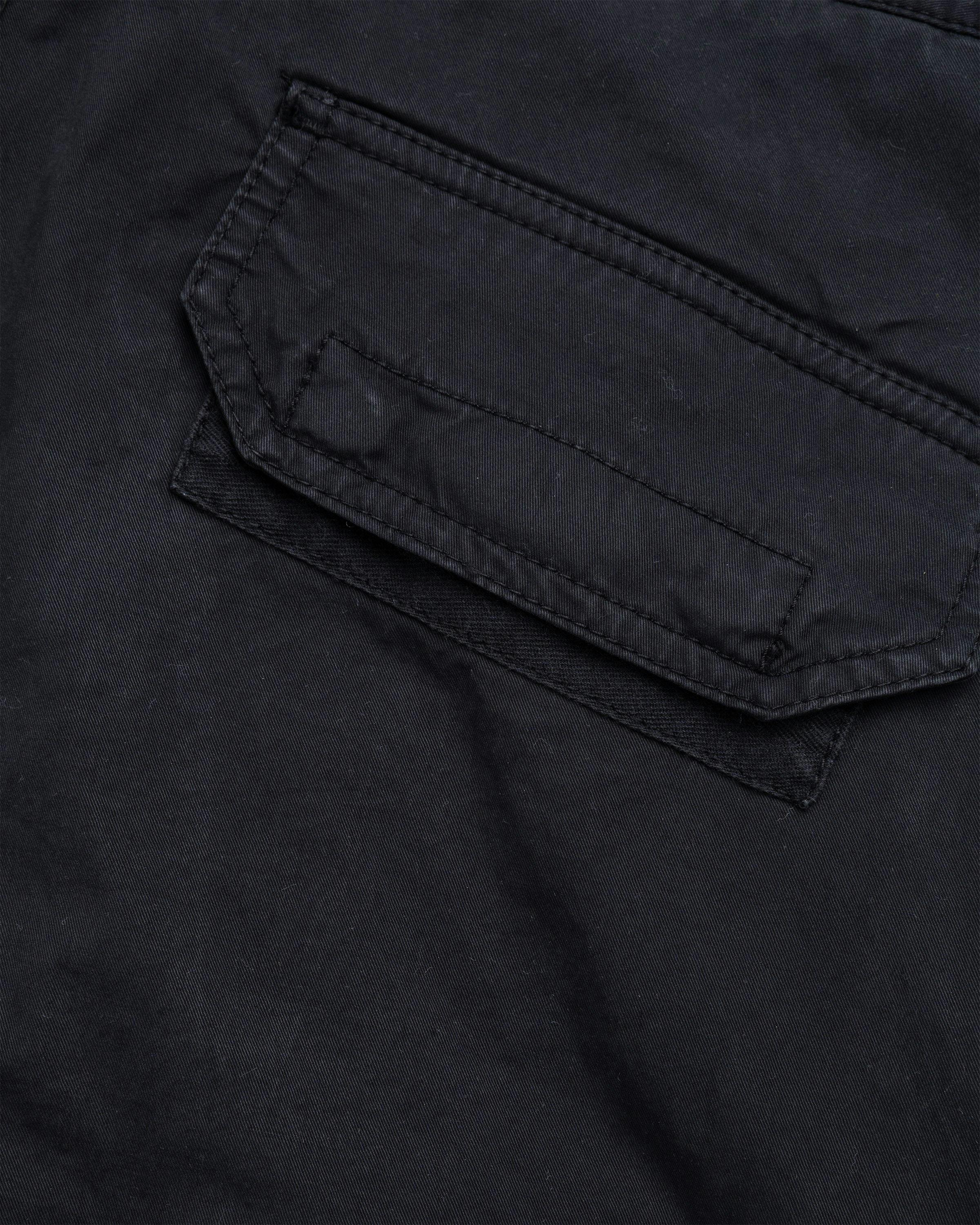 Stone Island - Stretch Cotton Gabardine Cargo Pants Black - Clothing - Black - Image 6