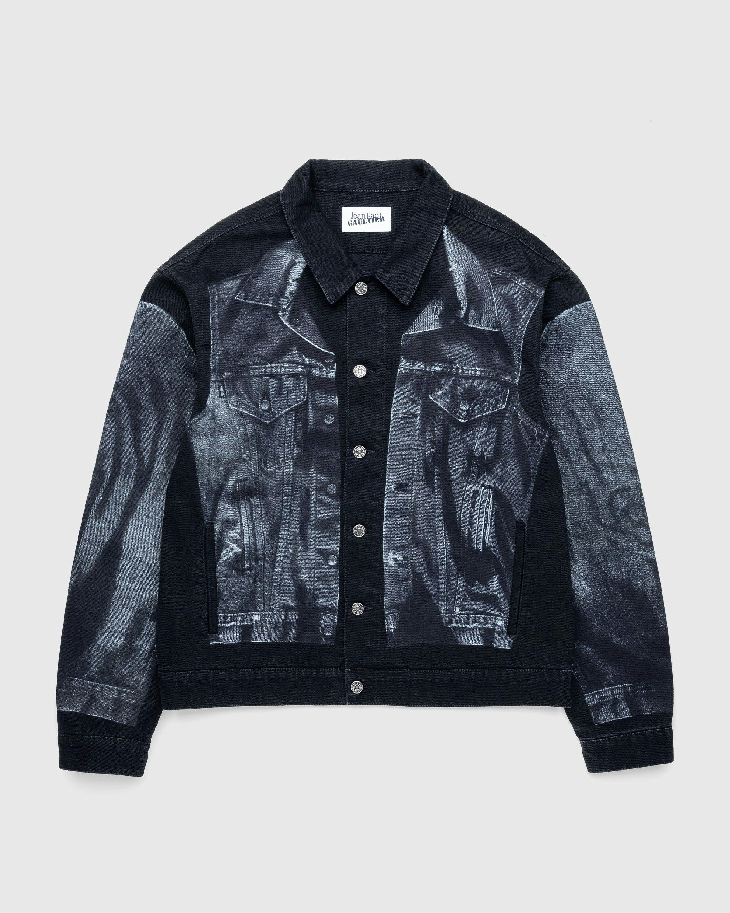 Jean Paul Gaultier - Trompe L'œil Denim Jacket Black - Clothing - Black - Image 1