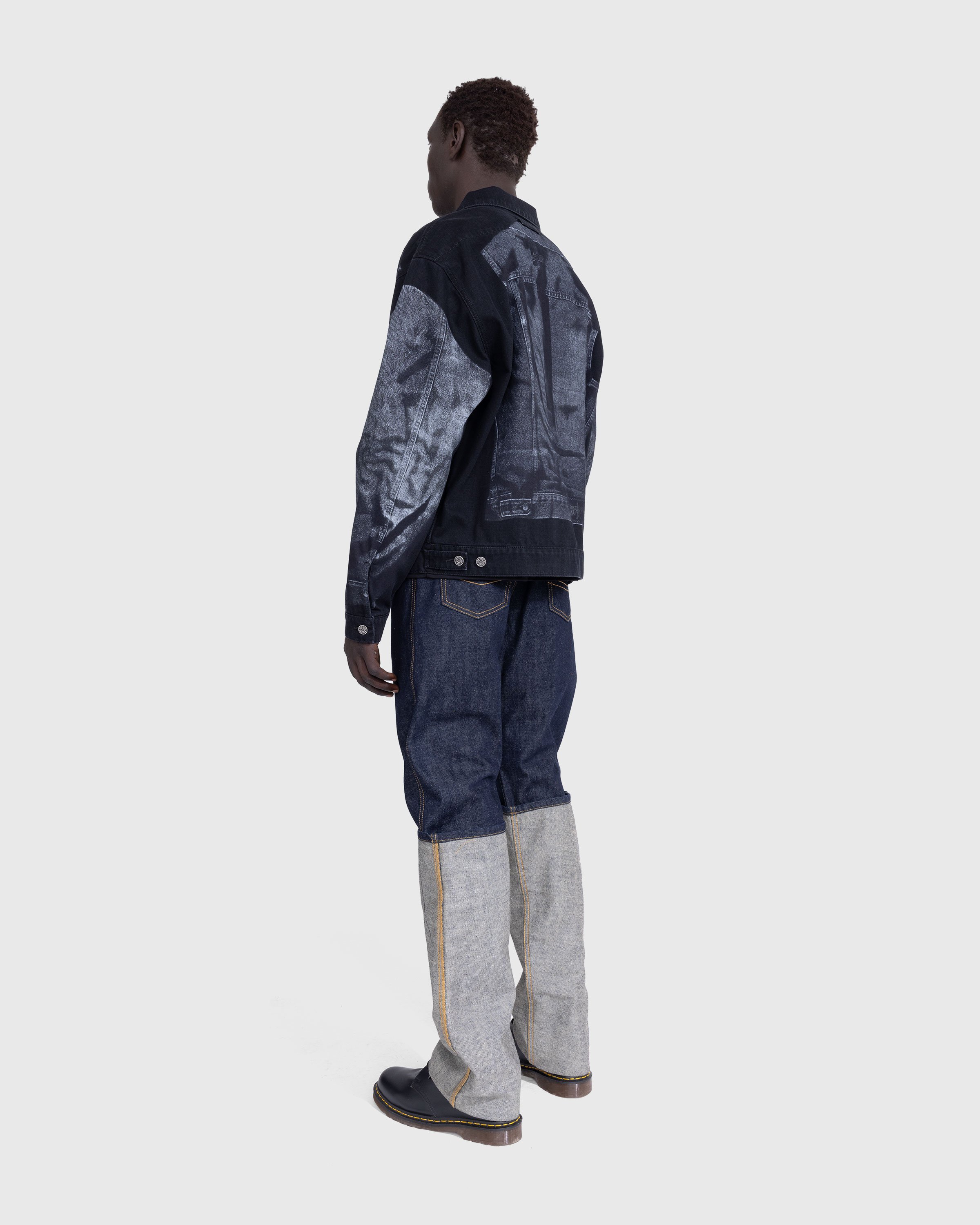 Jean Paul Gaultier - Trompe L'œil Denim Jacket Black - Clothing - Black - Image 3
