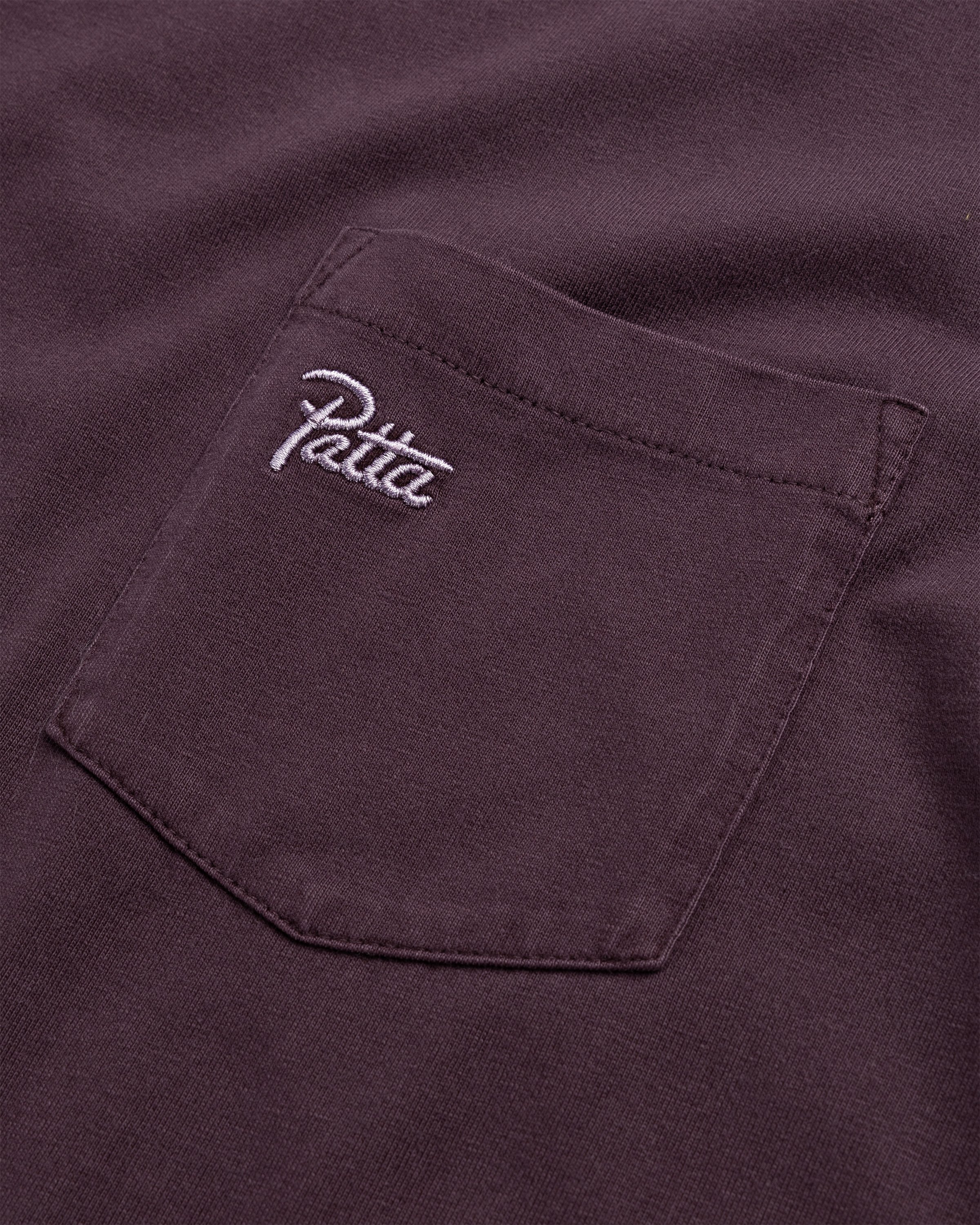 Patta - Basic Washed Pocket T-Shirt Plum Perfect - Clothing - Purple - Image 6
