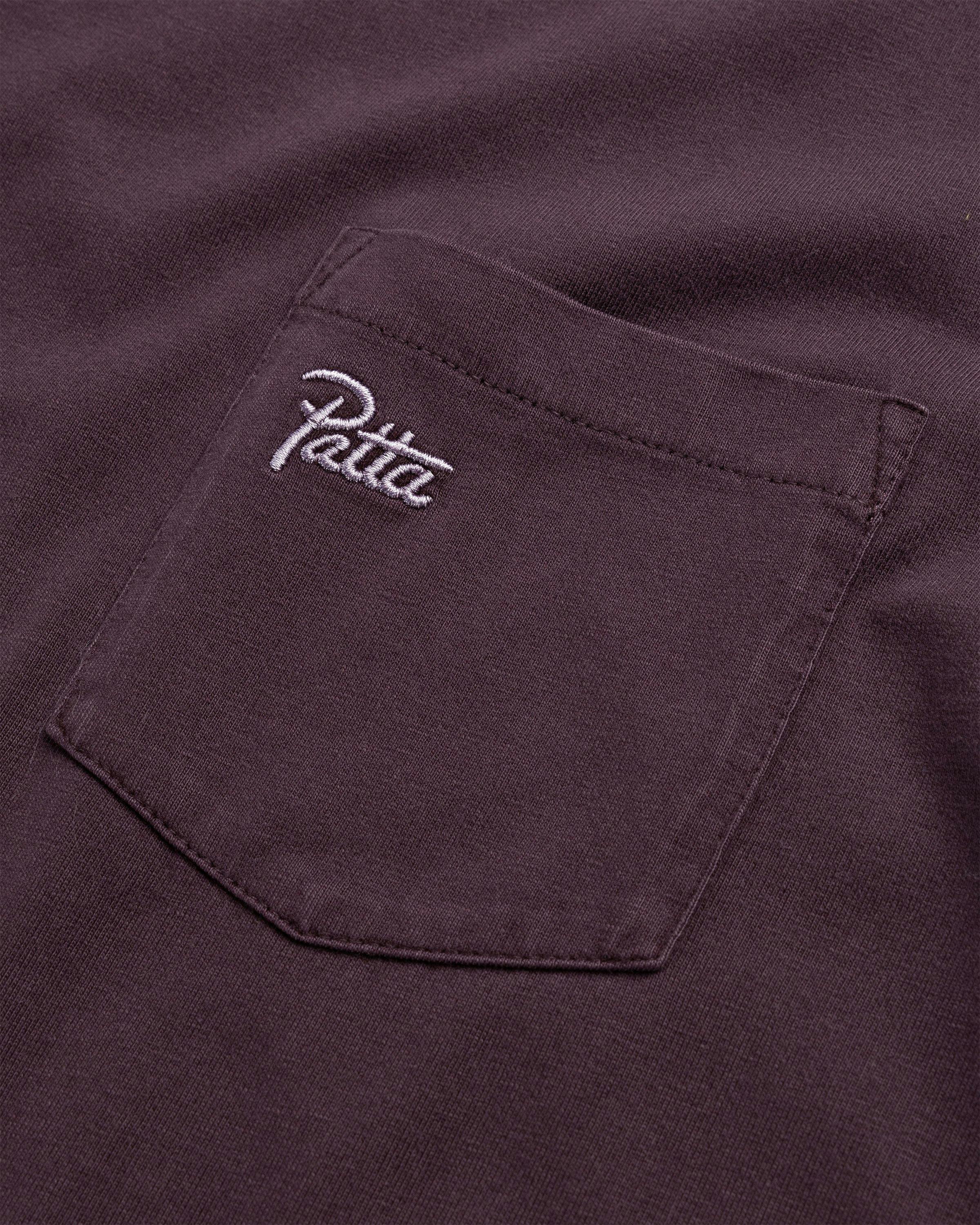 Patta - Basic Washed Pocket T-Shirt Plum Perfect - Clothing - Purple - Image 6