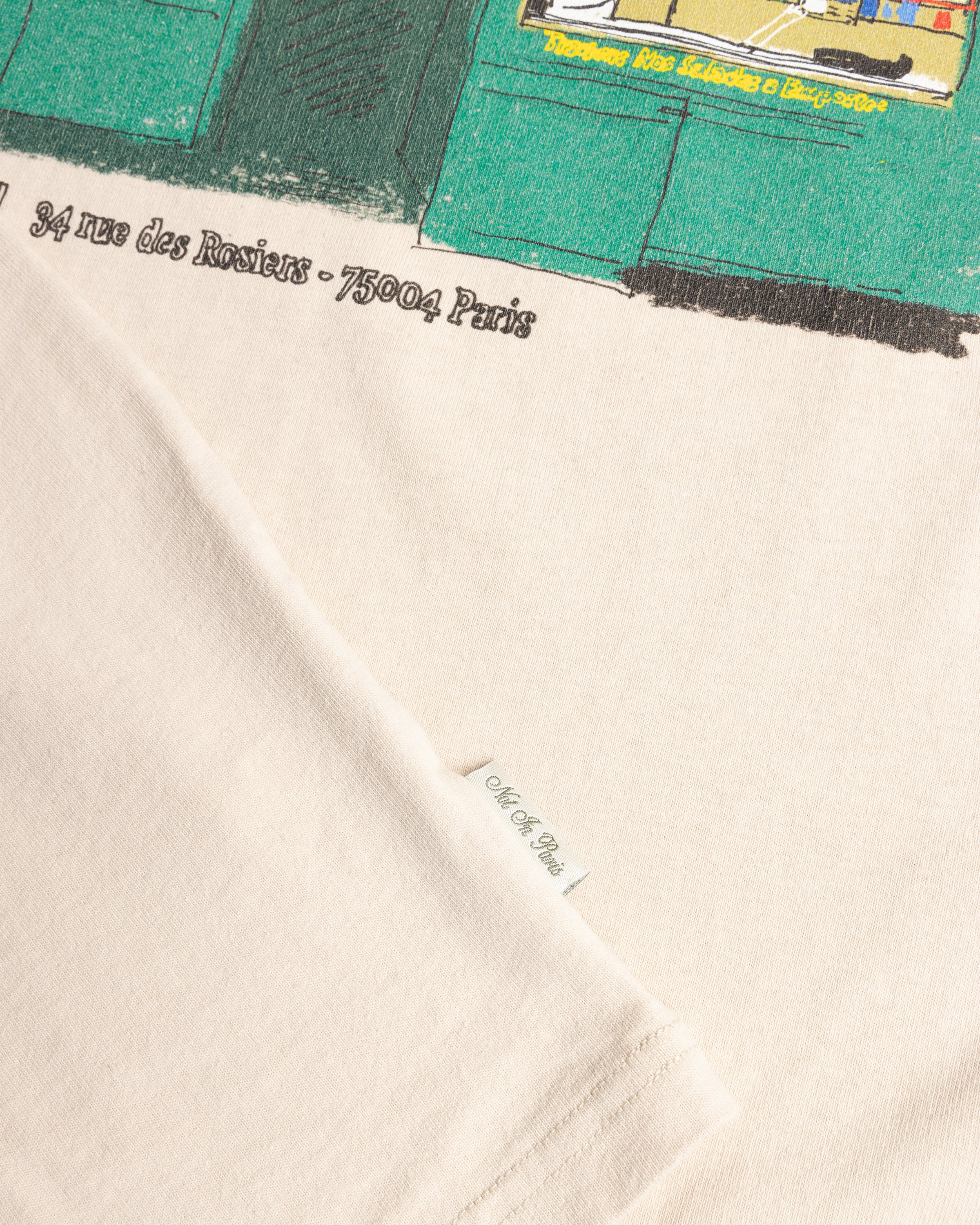 L'As du Fallafel x Highsnobiety - Short Sleeve T-Shirt Off-White - Clothing - Beige - Image 7