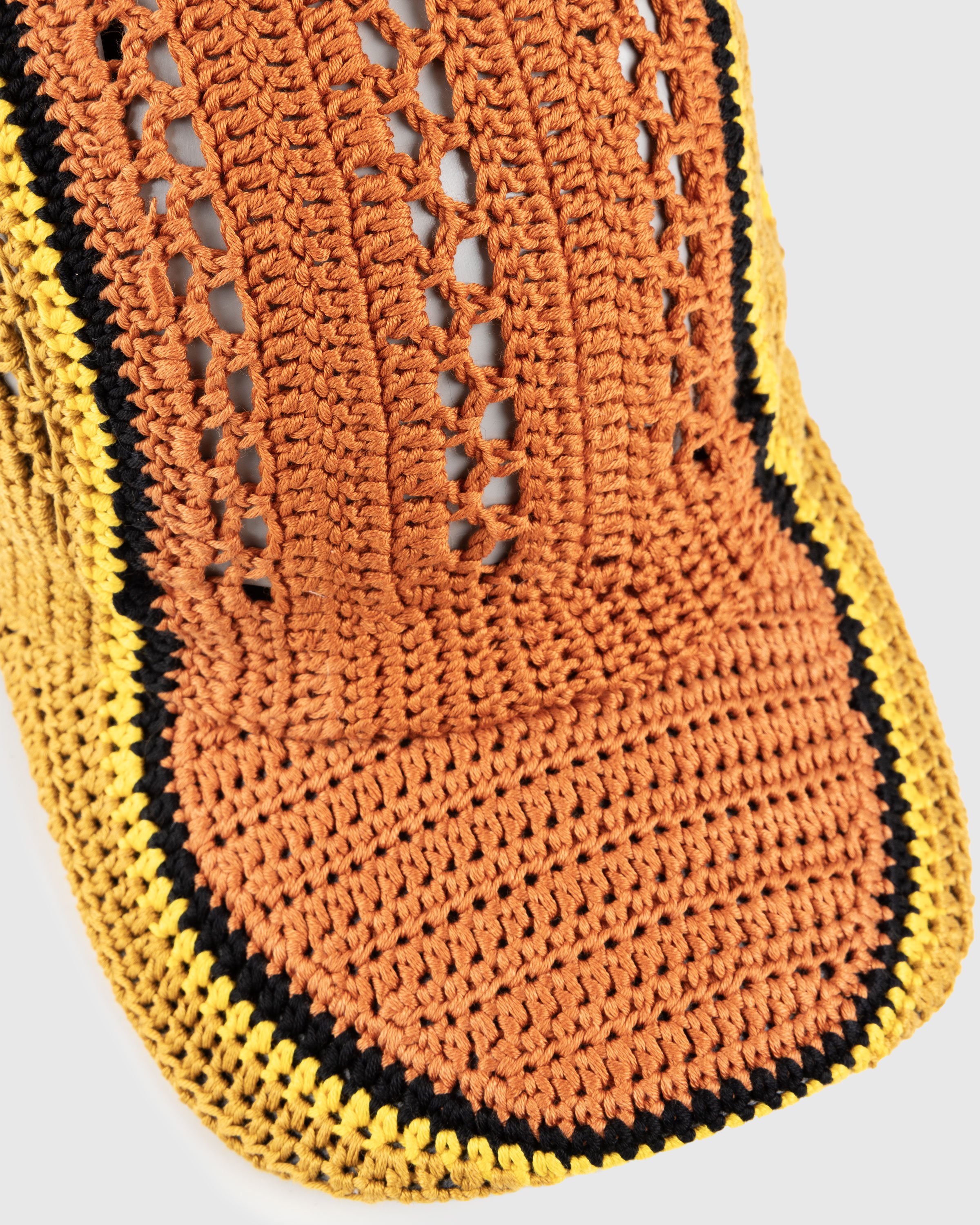 SSU - Crochet Baseball Cap Hobo Burnt Orange - Accessories - Orange - Image 4