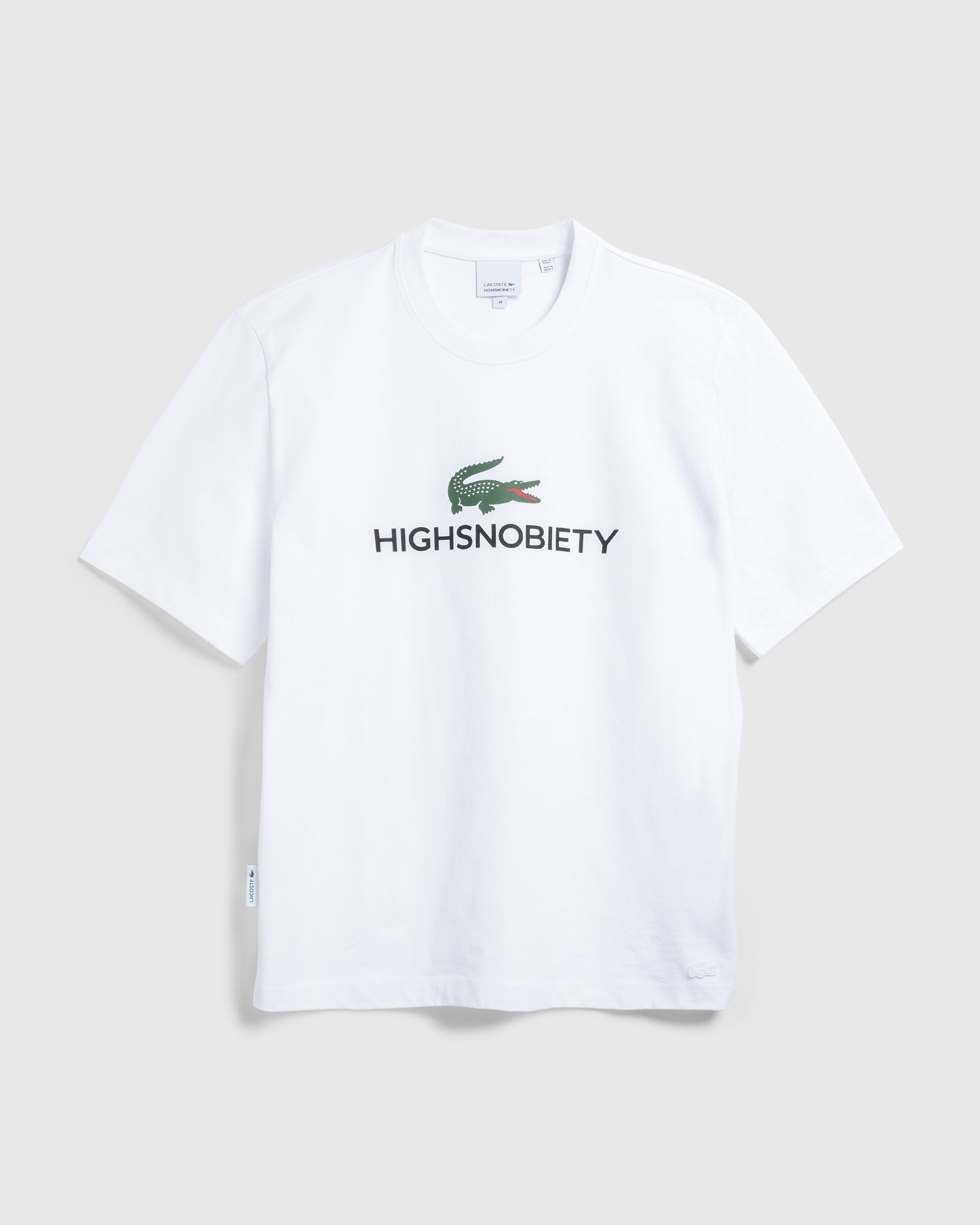 Lacoste x Highsnobiety - White T-Shirt - Clothing - White - Image 1