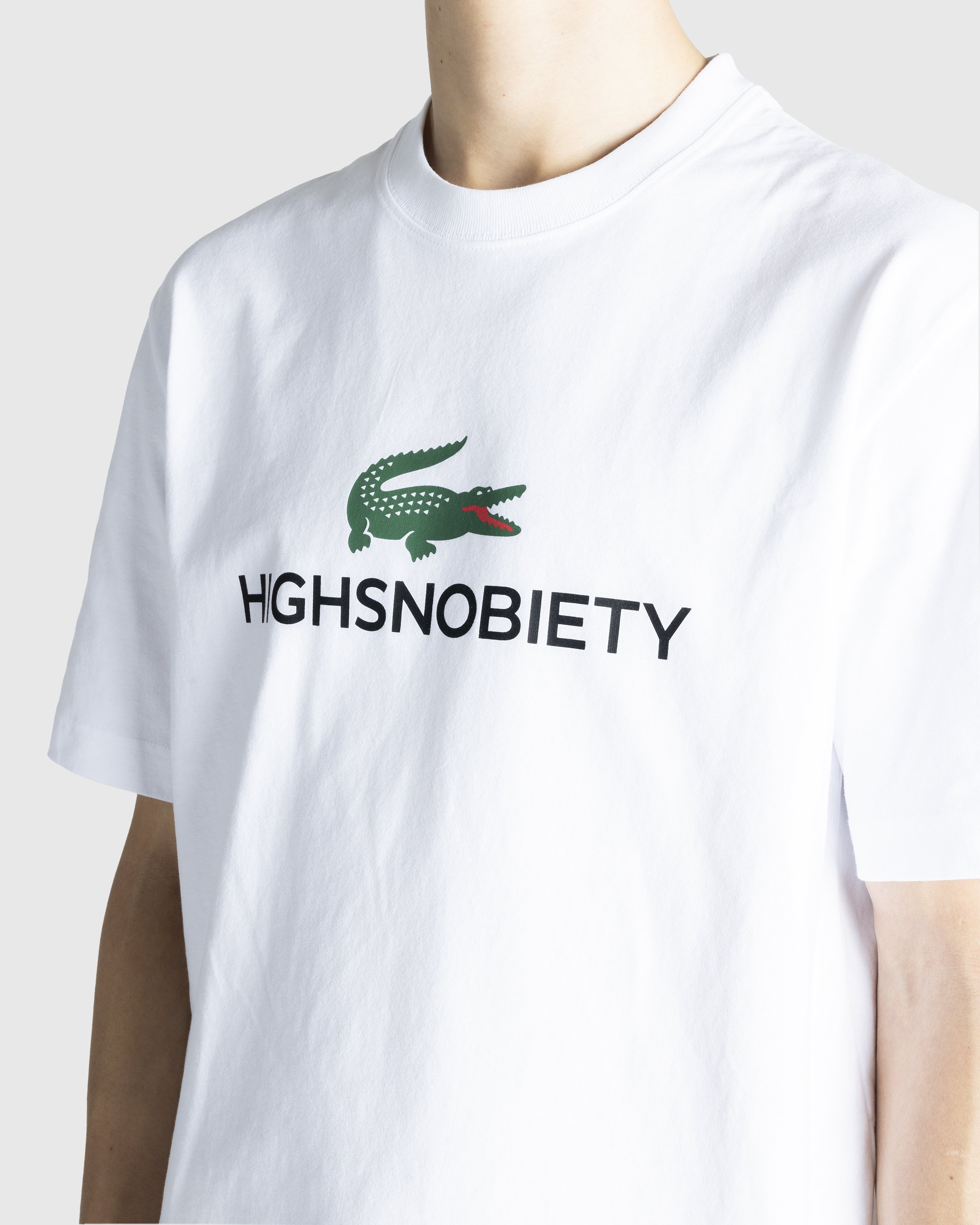Lacoste x Highsnobiety - White T-Shirt - Clothing - White - Image 2