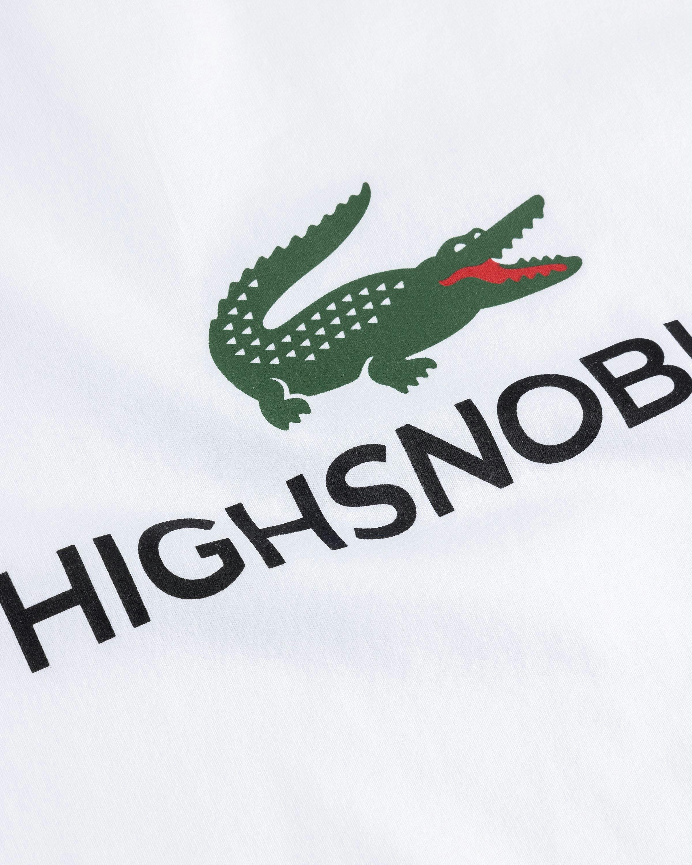 Lacoste x Highsnobiety - White T-Shirt - Clothing - White - Image 3