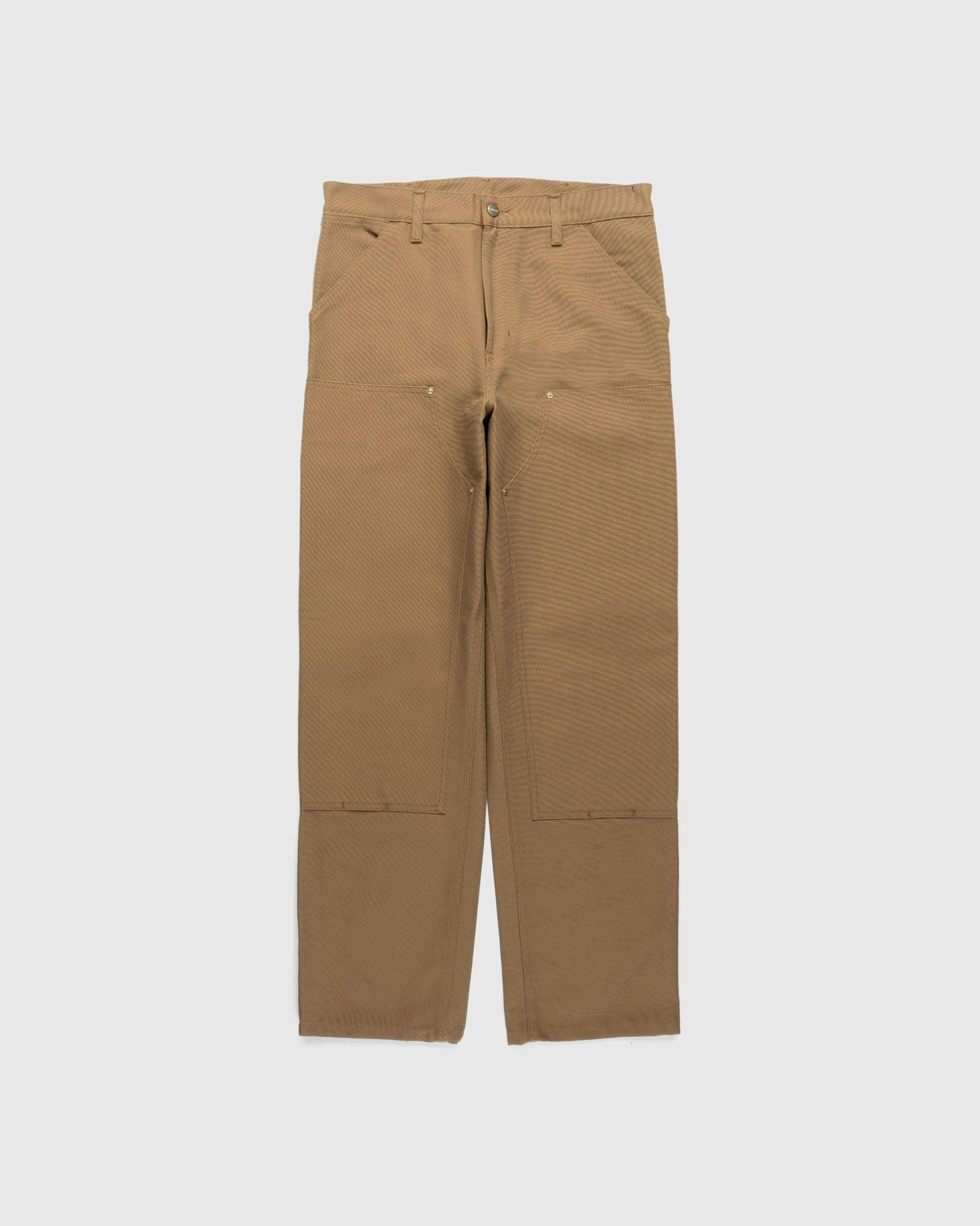 Carhartt WIP - Double Knee Pant Hamilton Brown/Rigid - Clothing - Brown - Image 1