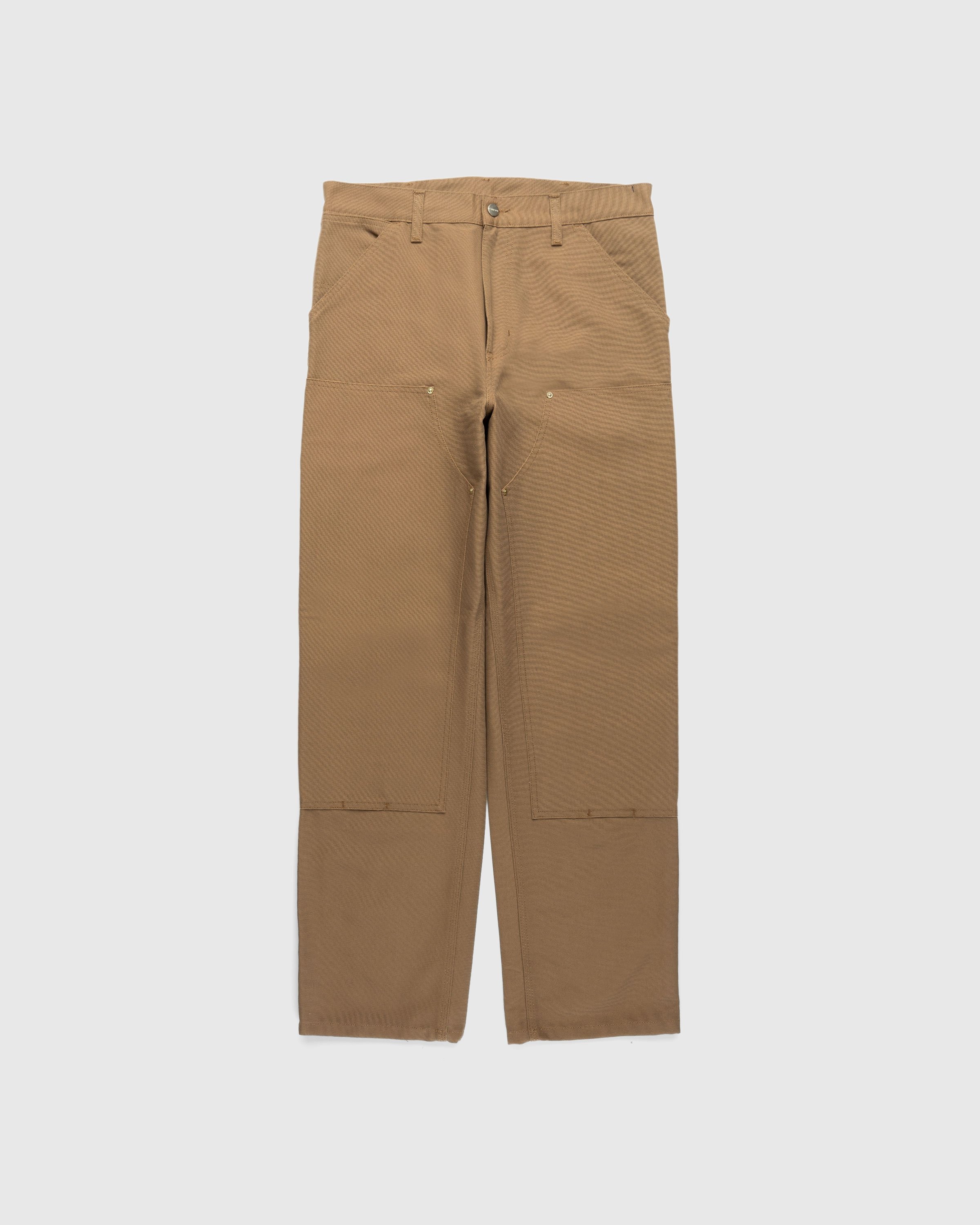 Carhartt WIP - Double Knee Pant Hamilton Brown/Rigid - Clothing - Brown - Image 1