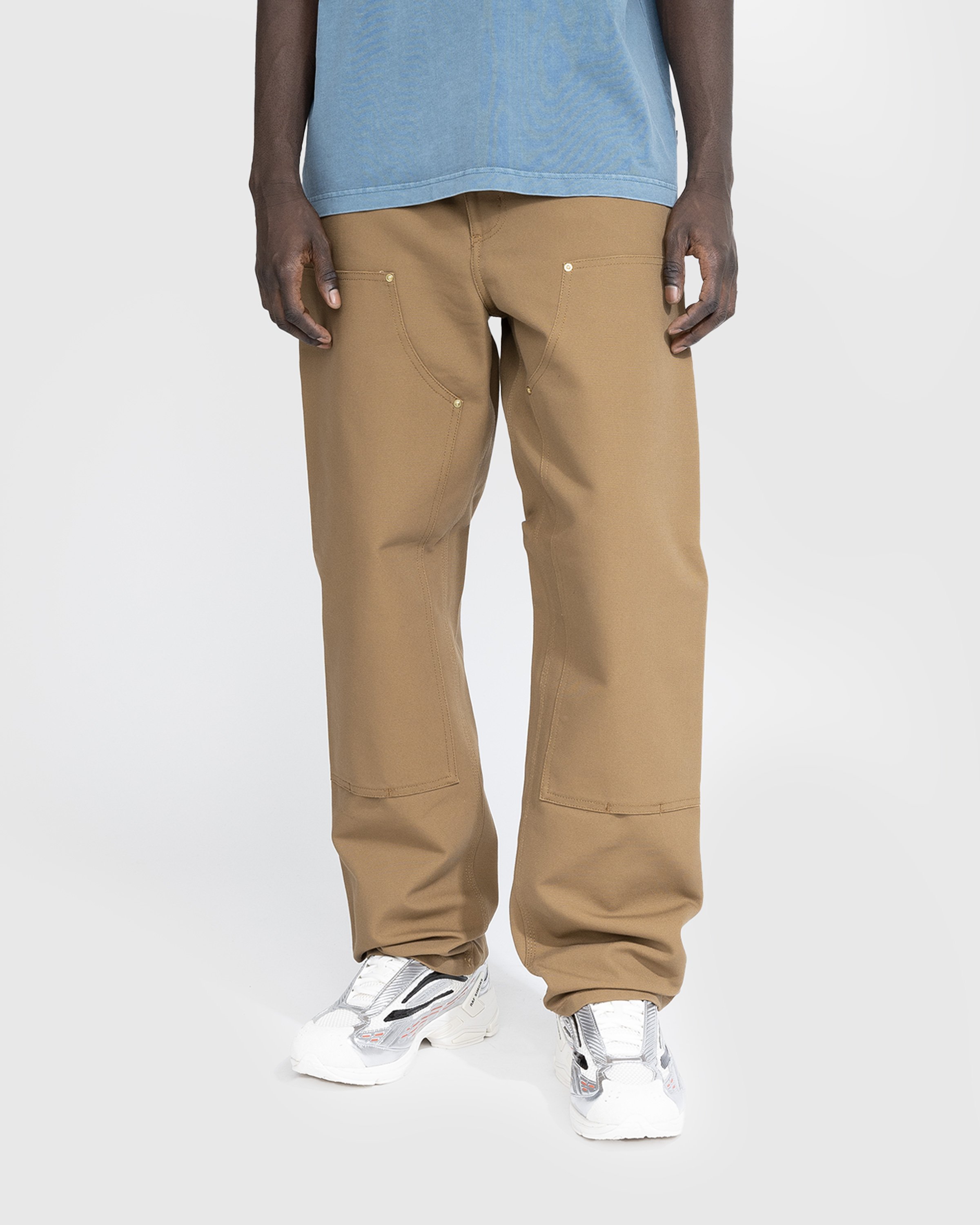 Carhartt WIP - Double Knee Pant Hamilton Brown/Rigid - Clothing - Brown - Image 2