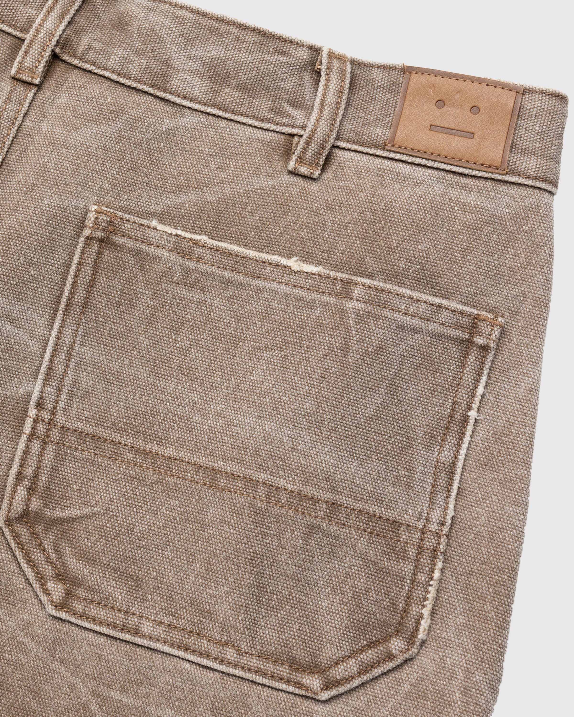 Acne Studios - Patch Canvas Trousers Toffee Brown - Clothing - Brown - Image 7