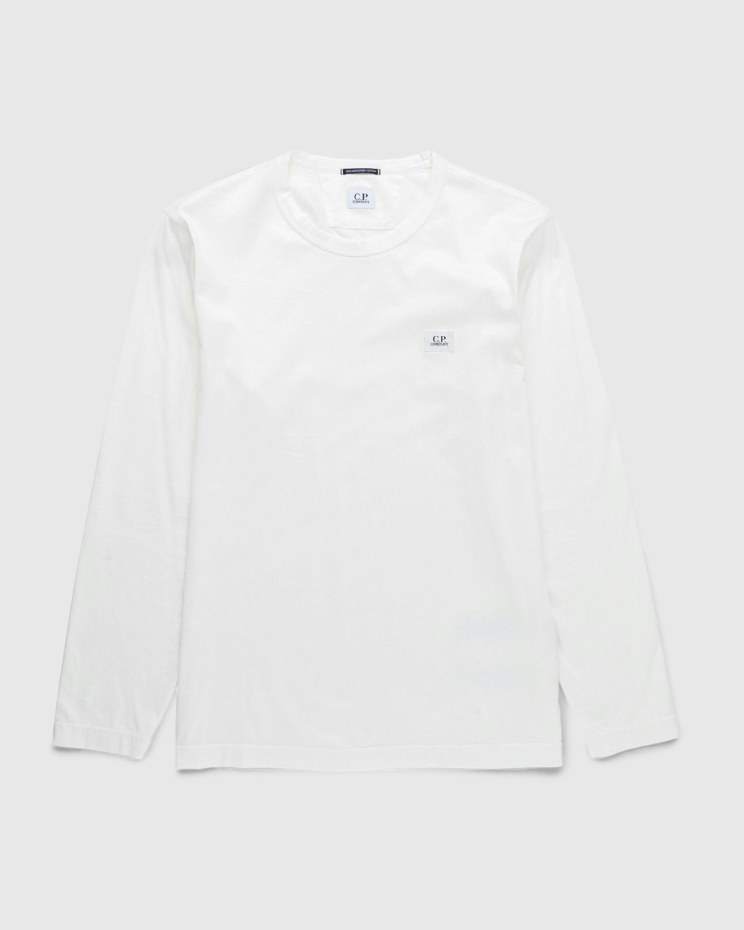 C.P. Company - T-Shirts - Long Sleeve - Clothing - White - Image 1