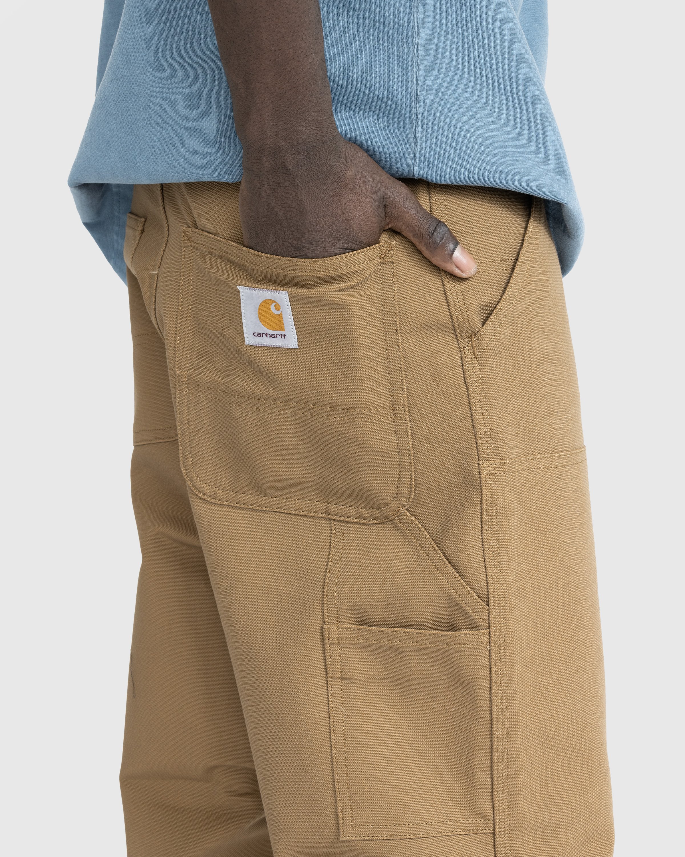 Carhartt WIP - Double Knee Pant Hamilton Brown/Rigid - Clothing - Brown - Image 7