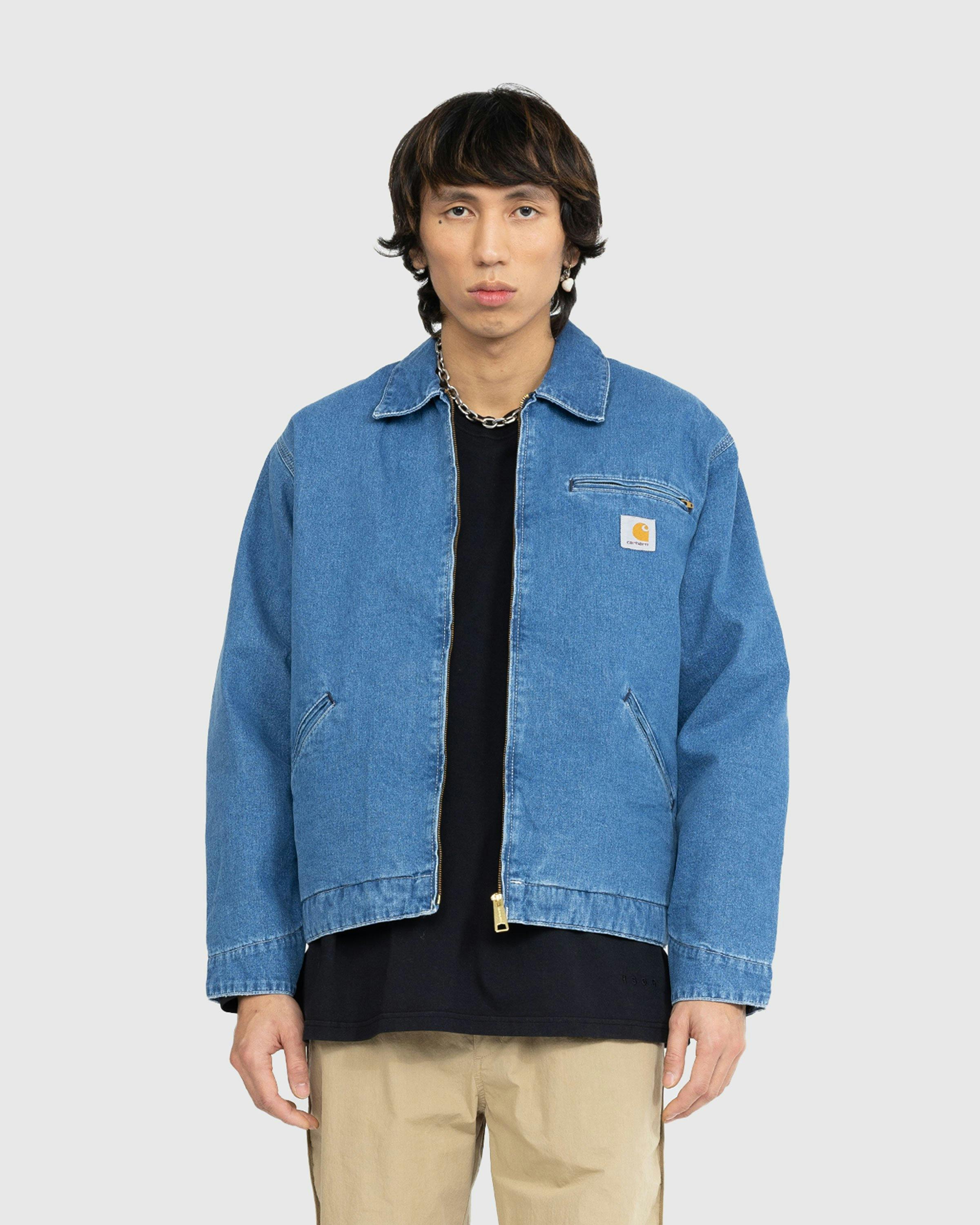 Carhartt WIP - OG Detroit Jacket Blue/Stone Washed - Clothing - Blue - Image 2