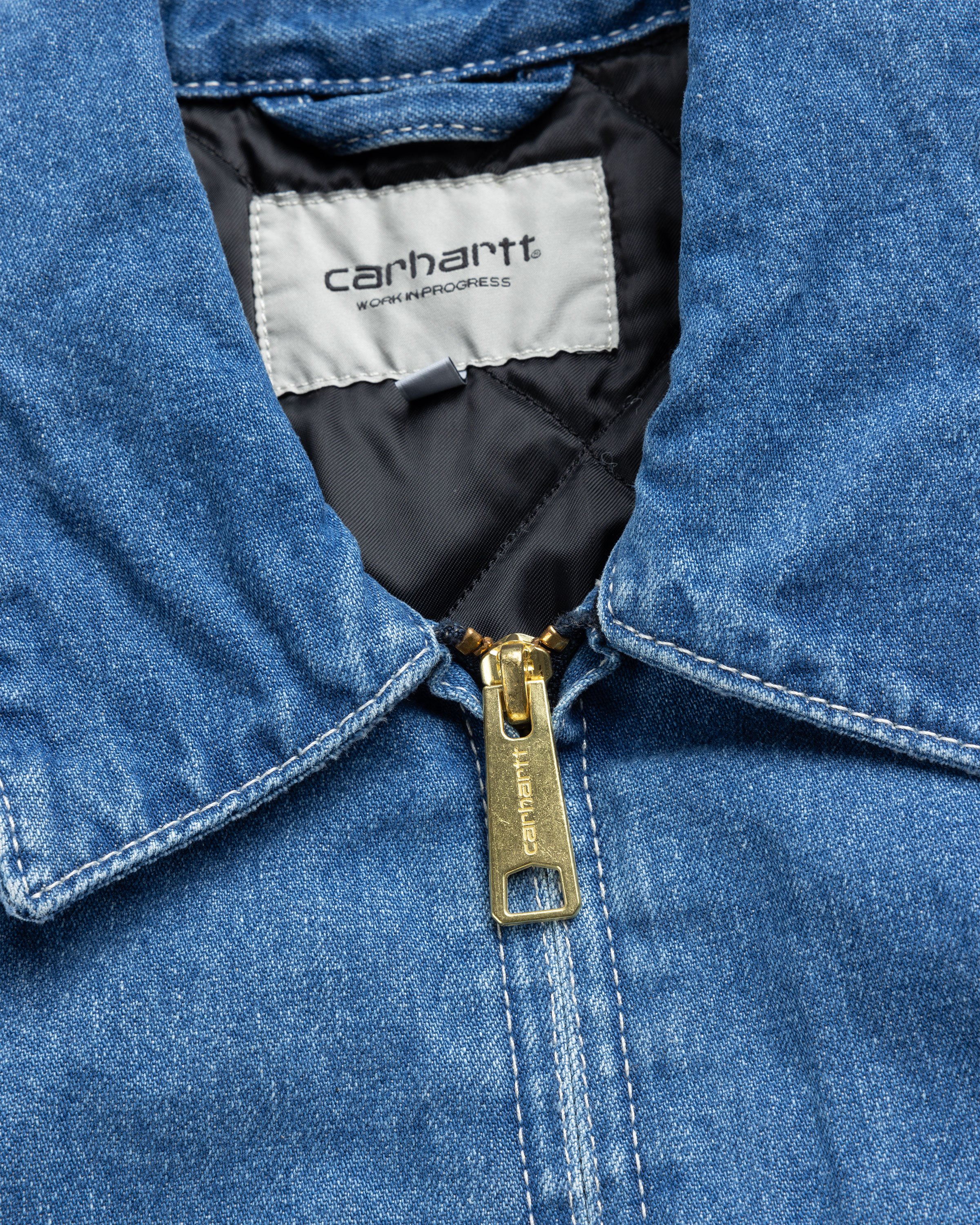 Carhartt WIP - OG Detroit Jacket Blue/Stone Washed - Clothing - Blue - Image 5