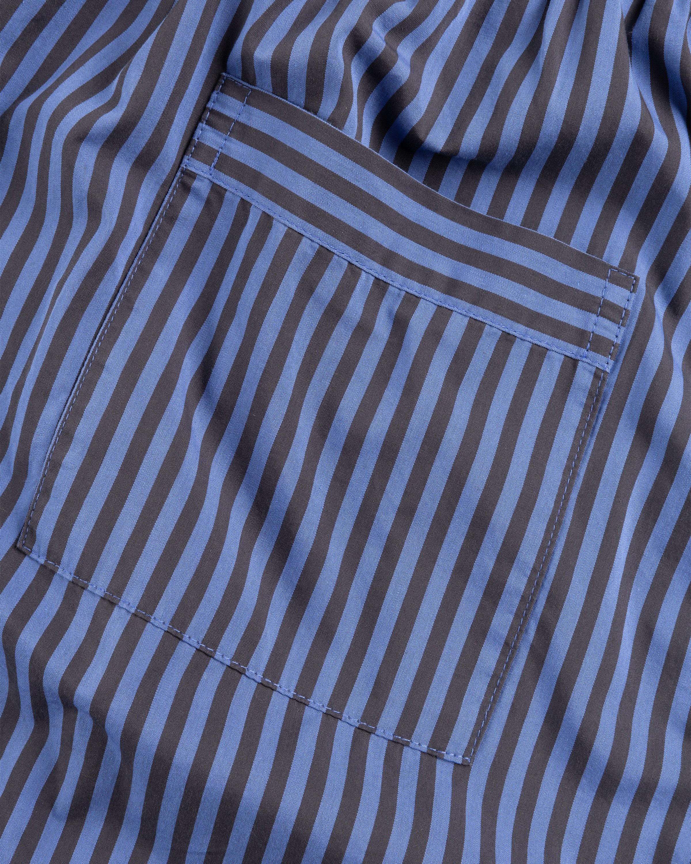 Tekla - Cotton Poplin Pyjamas Shorts Verneuil - Clothing - Blue - Image 7