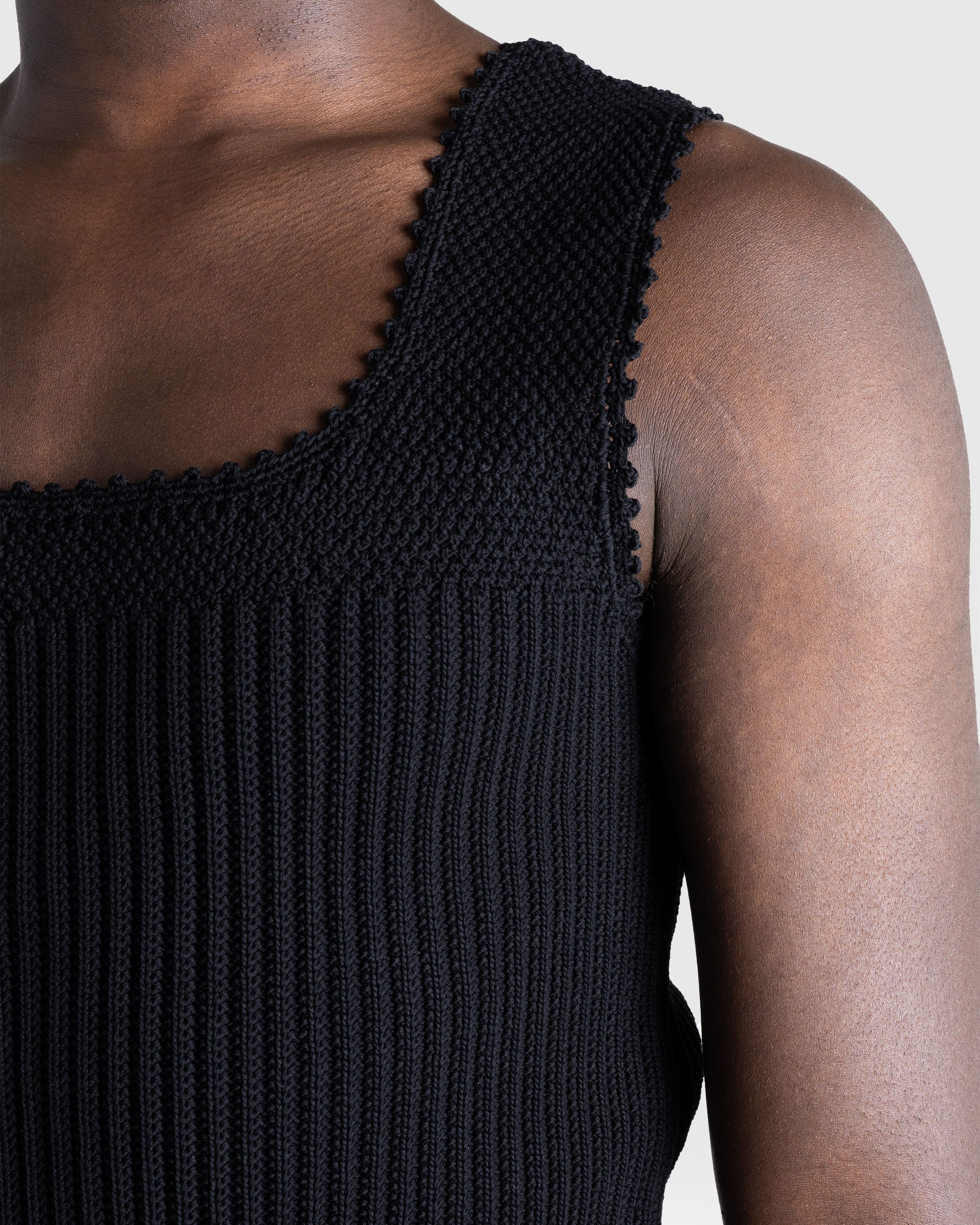 Martine Rose - Crochet Vest Black - Clothing - Black - Image 5