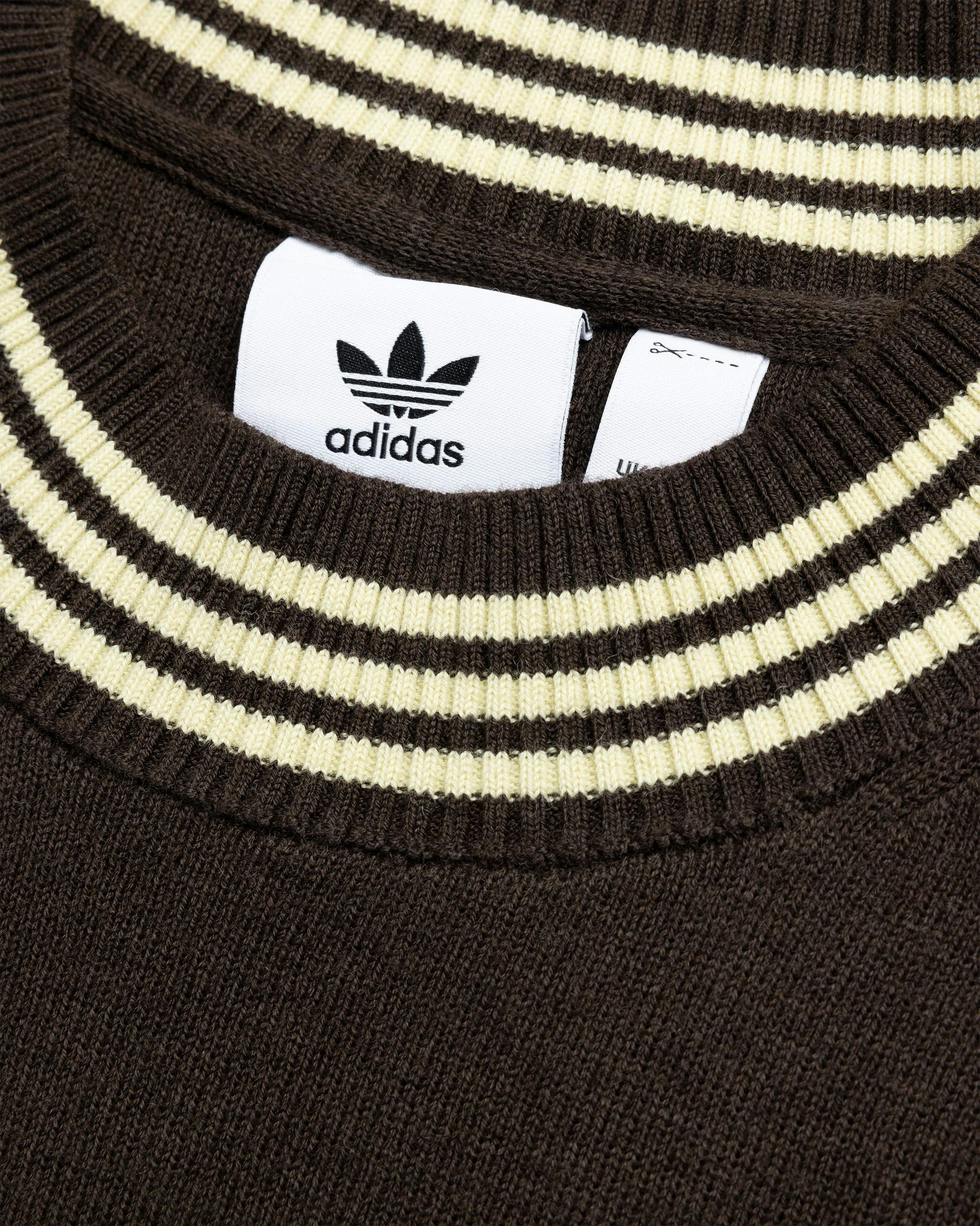 Adidas x Wales Bonner - WB KNIT TOP DBROWN - Clothing - Brown - Image 6