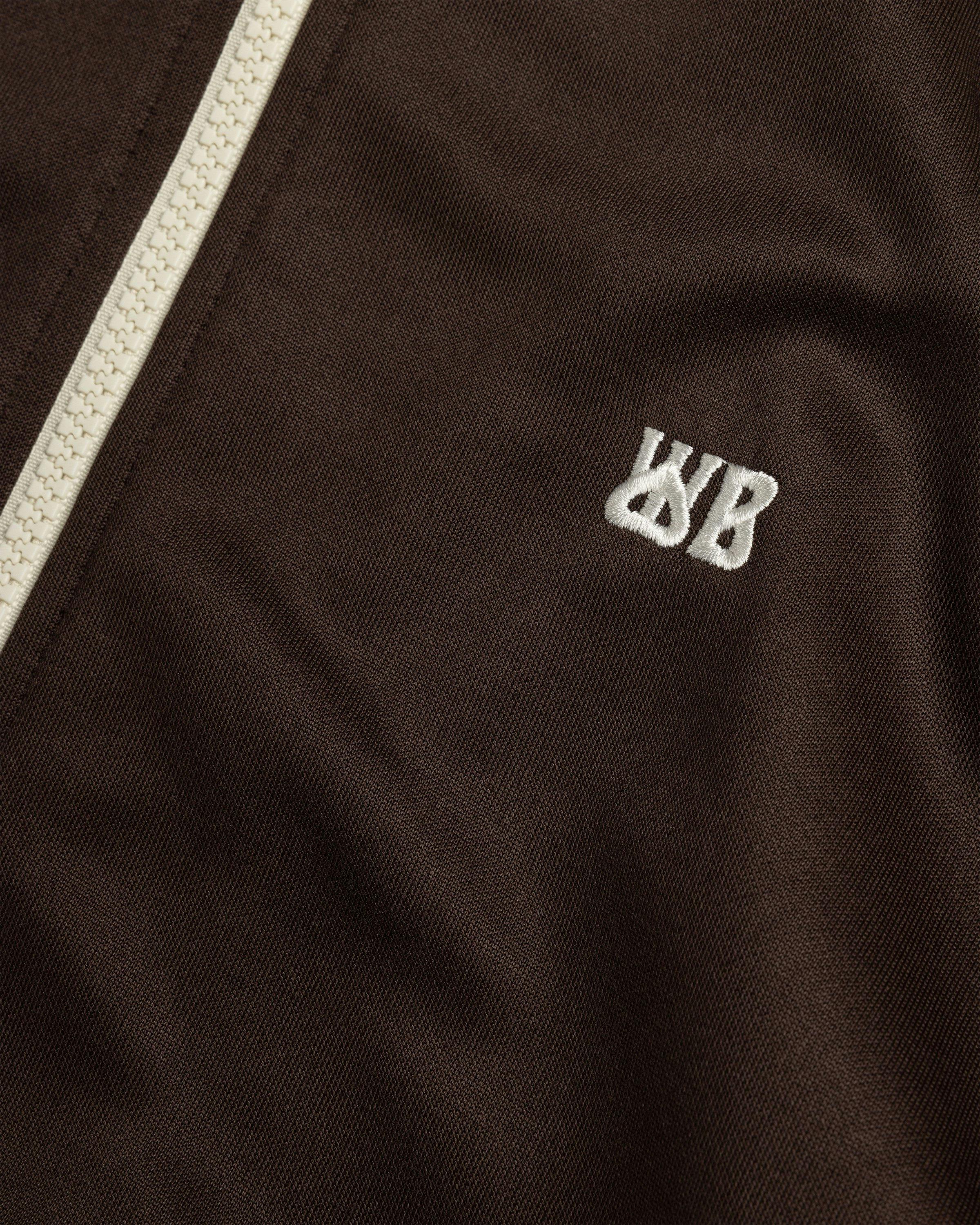 Wales Bonner - Kola Track Top Chestnut Brown/Ivory - Clothing - Brown - Image 7