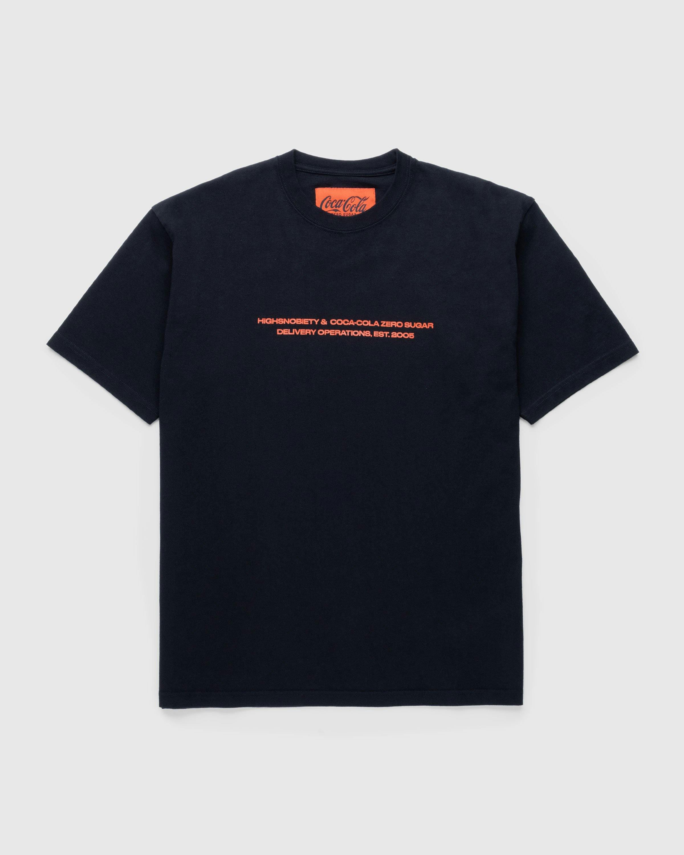 Highsnobiety x Coca-Cola Zero Sugar - Short Sleeve T-Shirt Black - Clothing - Black - Image 2