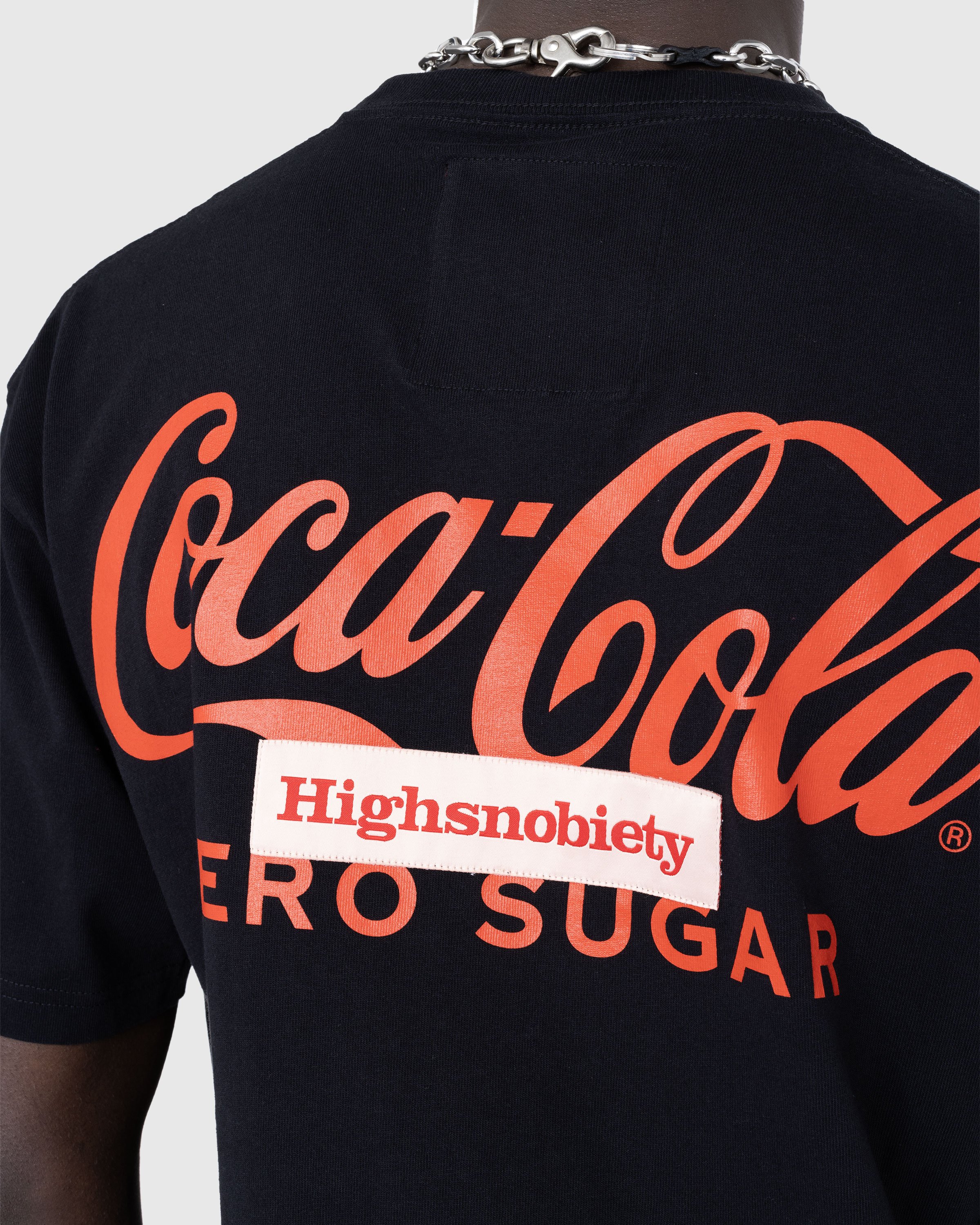 Highsnobiety x Coca-Cola Zero Sugar - Short Sleeve T-Shirt Black - Clothing - Black - Image 6