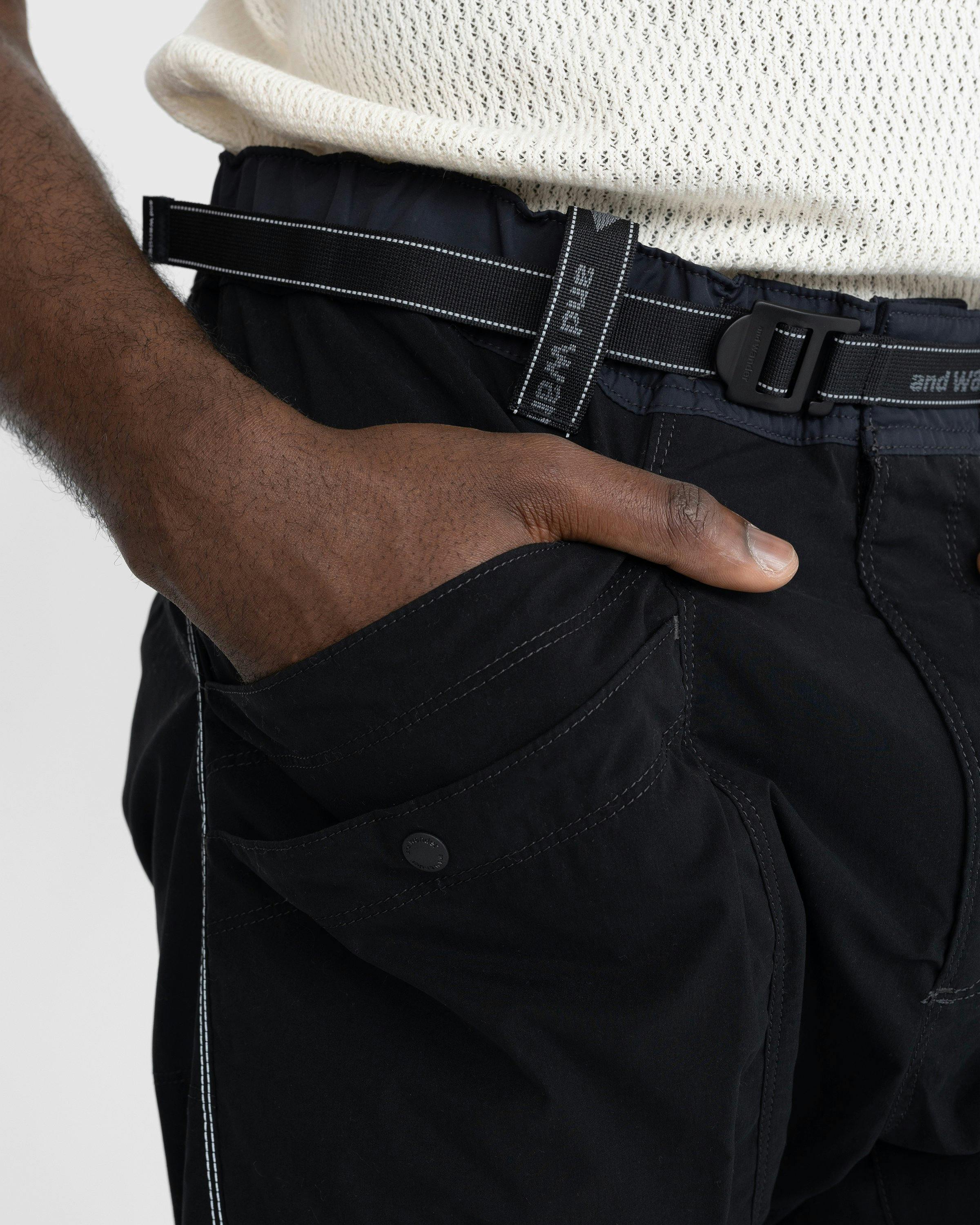 And Wander - Pocket Stretch Pants Black - Clothing - Black - Image 5