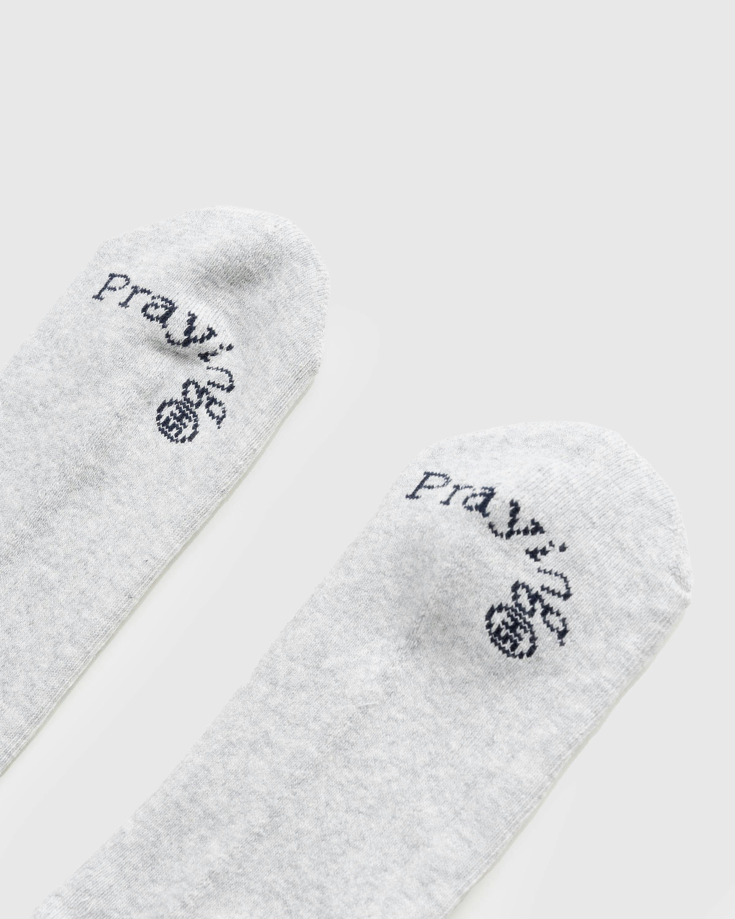 Praying x Highsnobiety - Not In Paris Crew Socks Grey - Accessories - Grey - Image 3