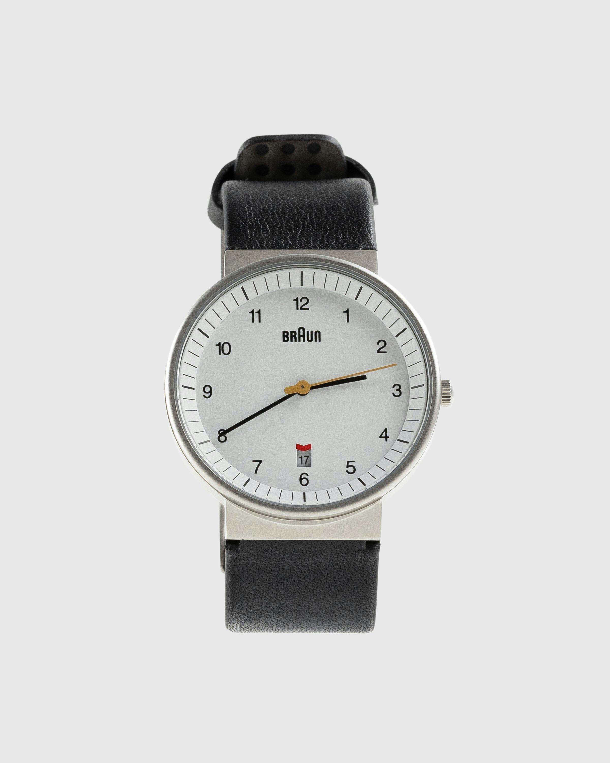 BRAUN - Gents BN0032 Classic Watch Black Leather Strap - Accessories - Black - Image 1