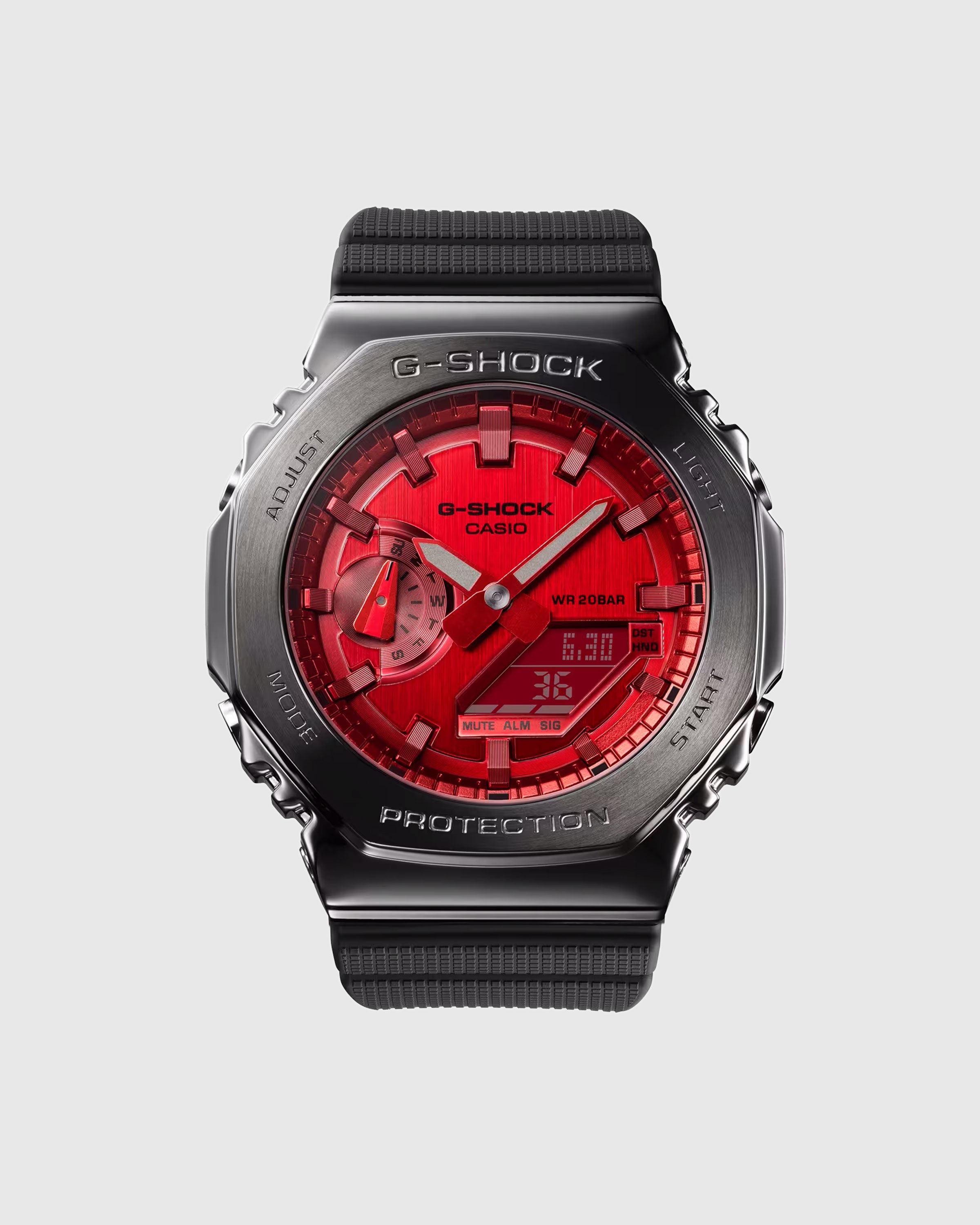 Casio - GM-2100B-4AER Black/Red - Accessories - Black/Red - Image 1