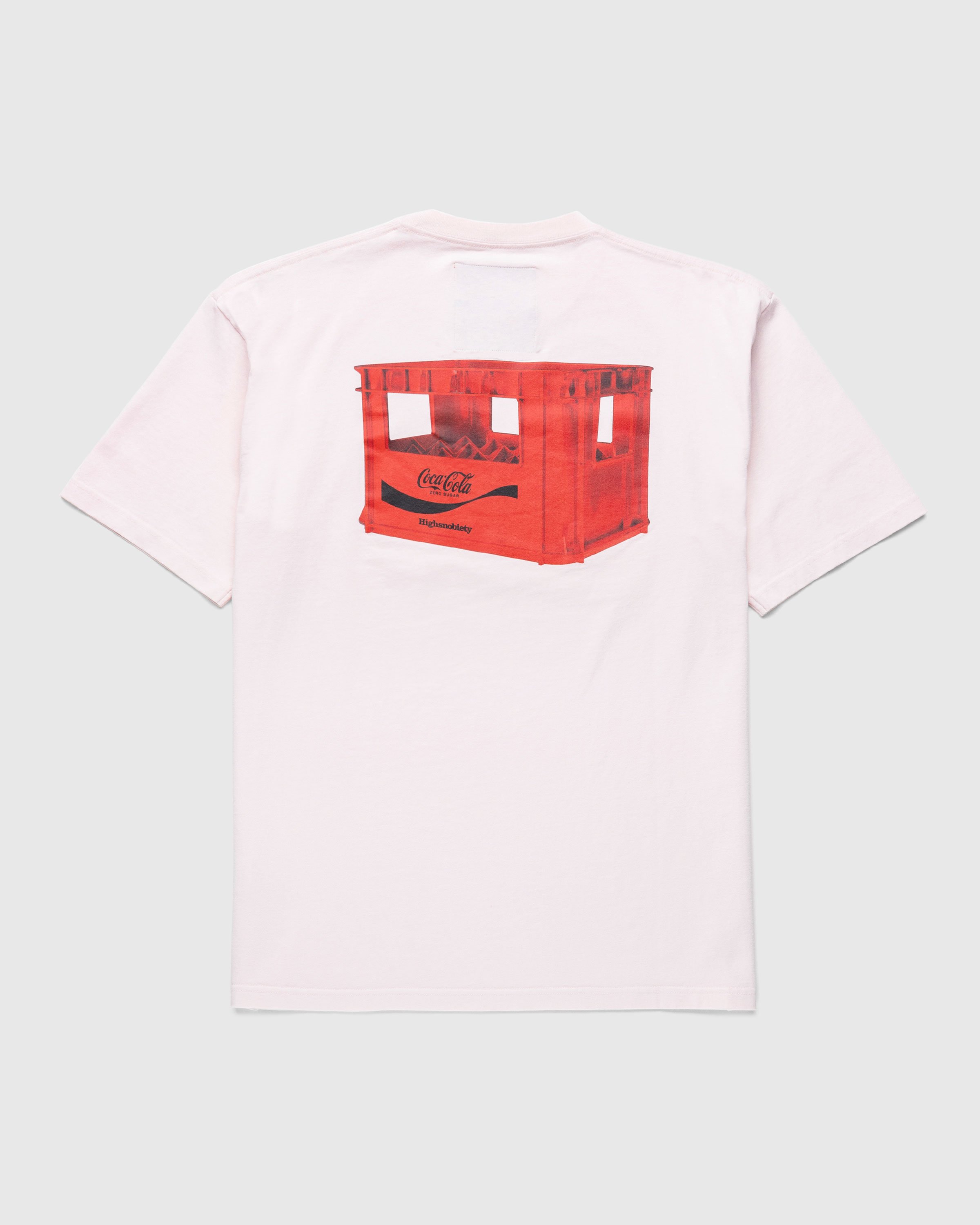 Highsnobiety x Coca-Cola Zero Sugar - Short Sleeve T-Shirt Pink - Clothing - Pink - Image 1