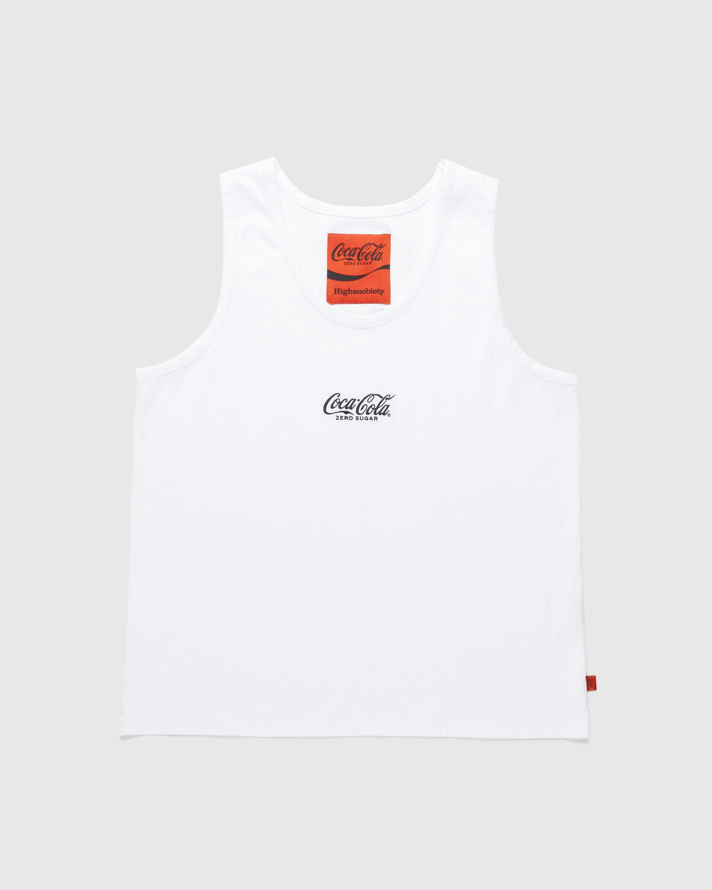 Highsnobiety x Coca-Cola Zero Sugar - Vest White - Clothing - White - Image 1