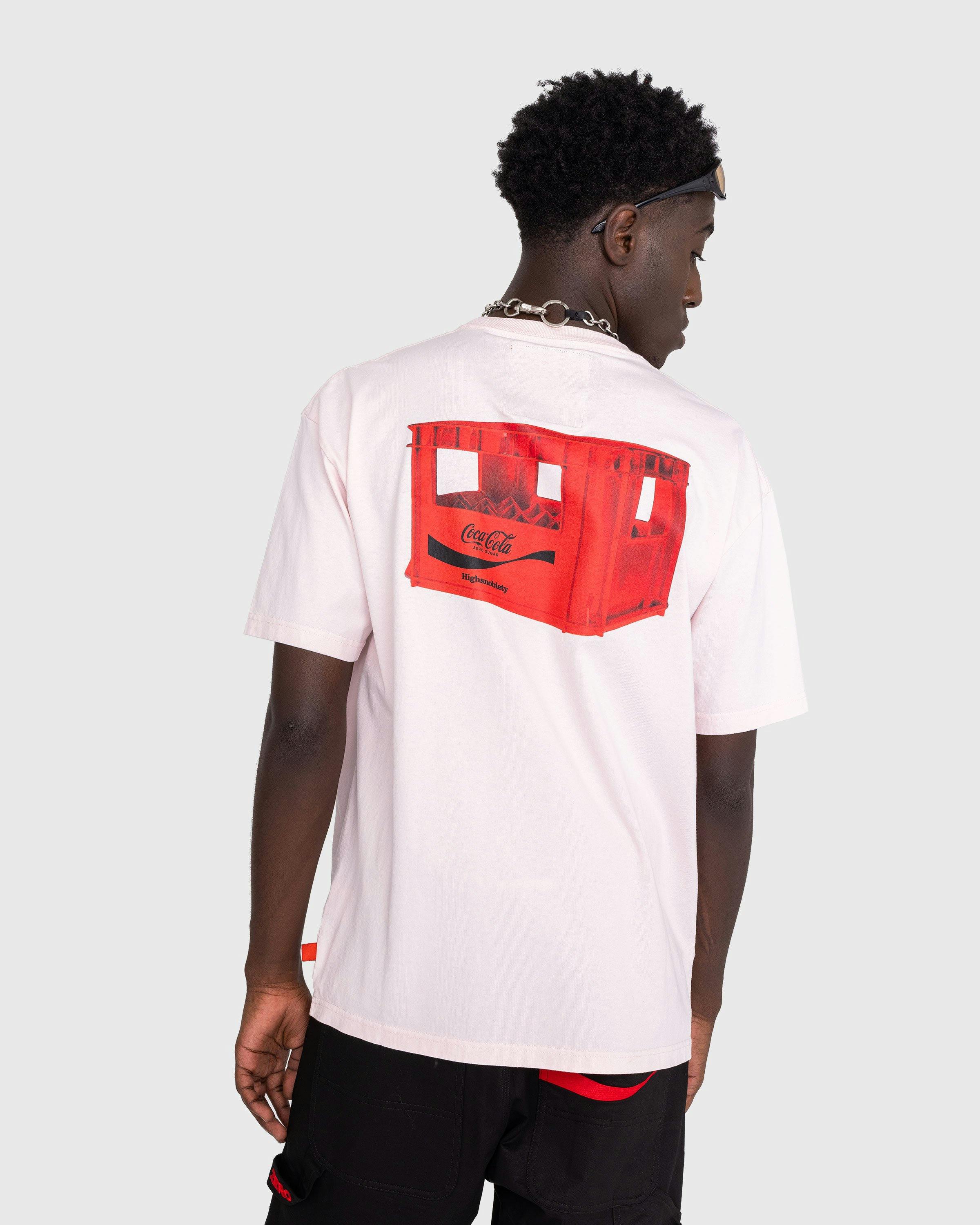 Highsnobiety x Coca-Cola Zero Sugar - Short Sleeve T-Shirt Pink - Clothing - Pink - Image 4