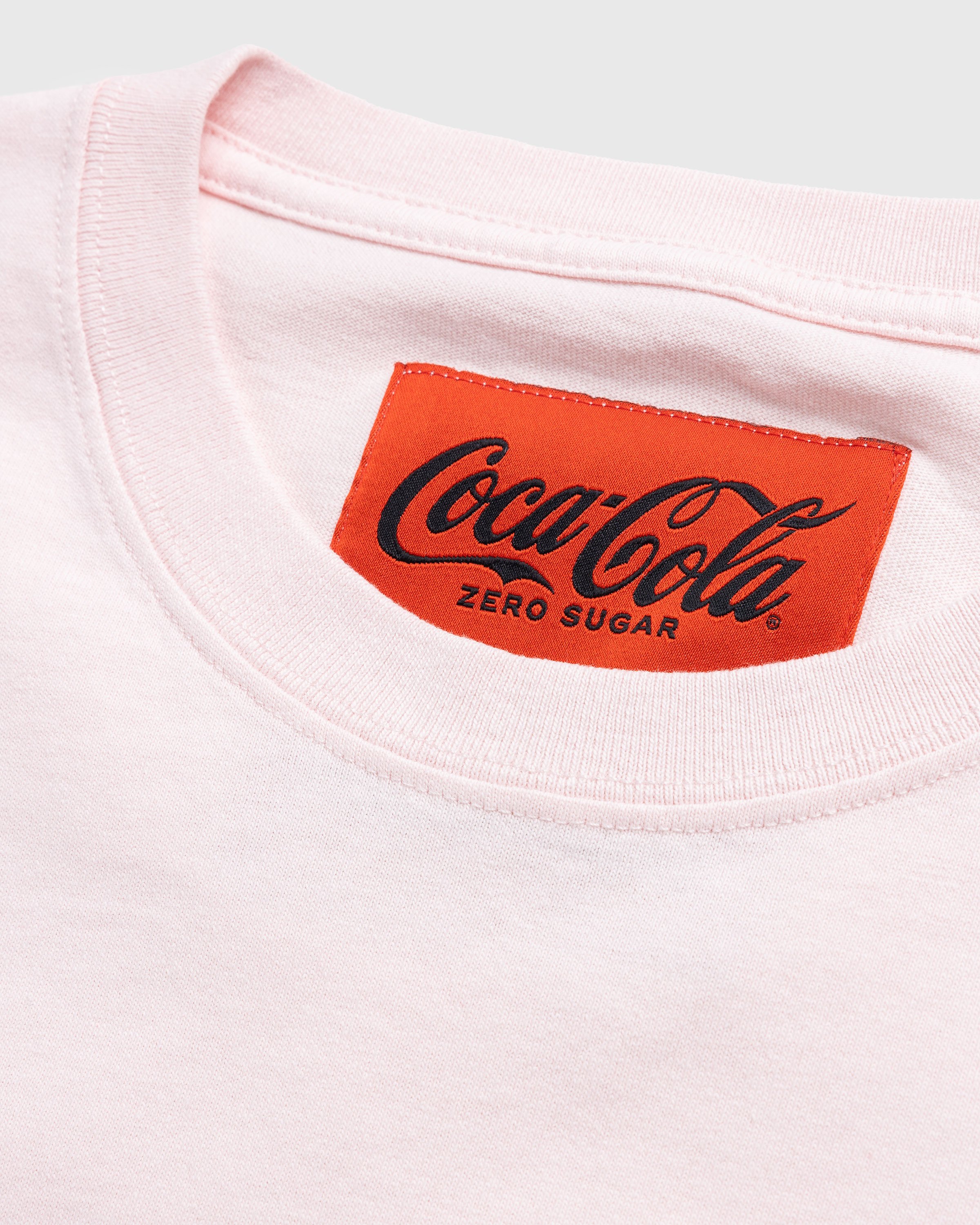 Highsnobiety x Coca-Cola Zero Sugar - Short Sleeve T-Shirt Pink - Clothing - Pink - Image 5
